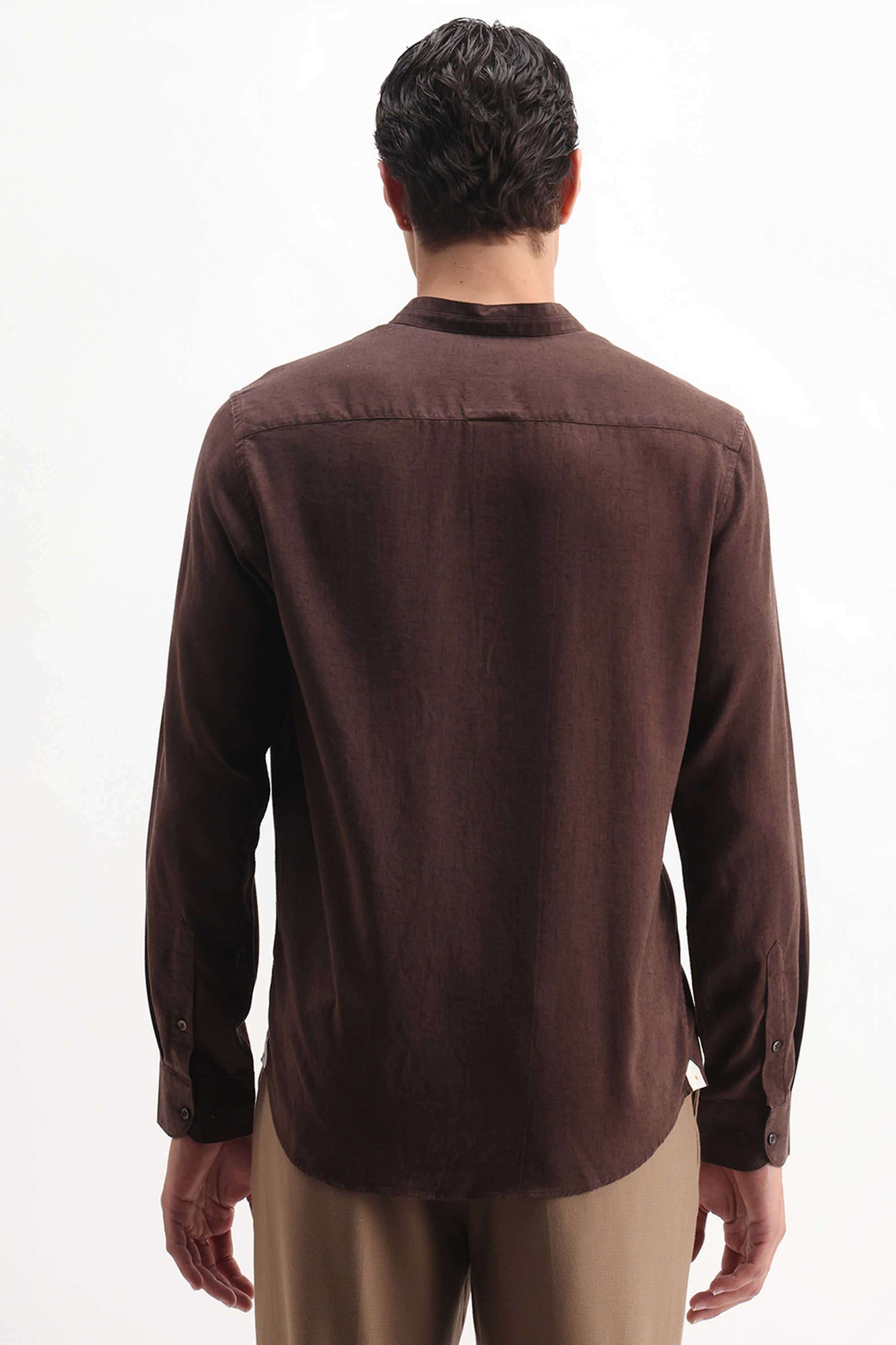 Solid-Cotton-Regular-Fit-Men-s-Casual-Shirt