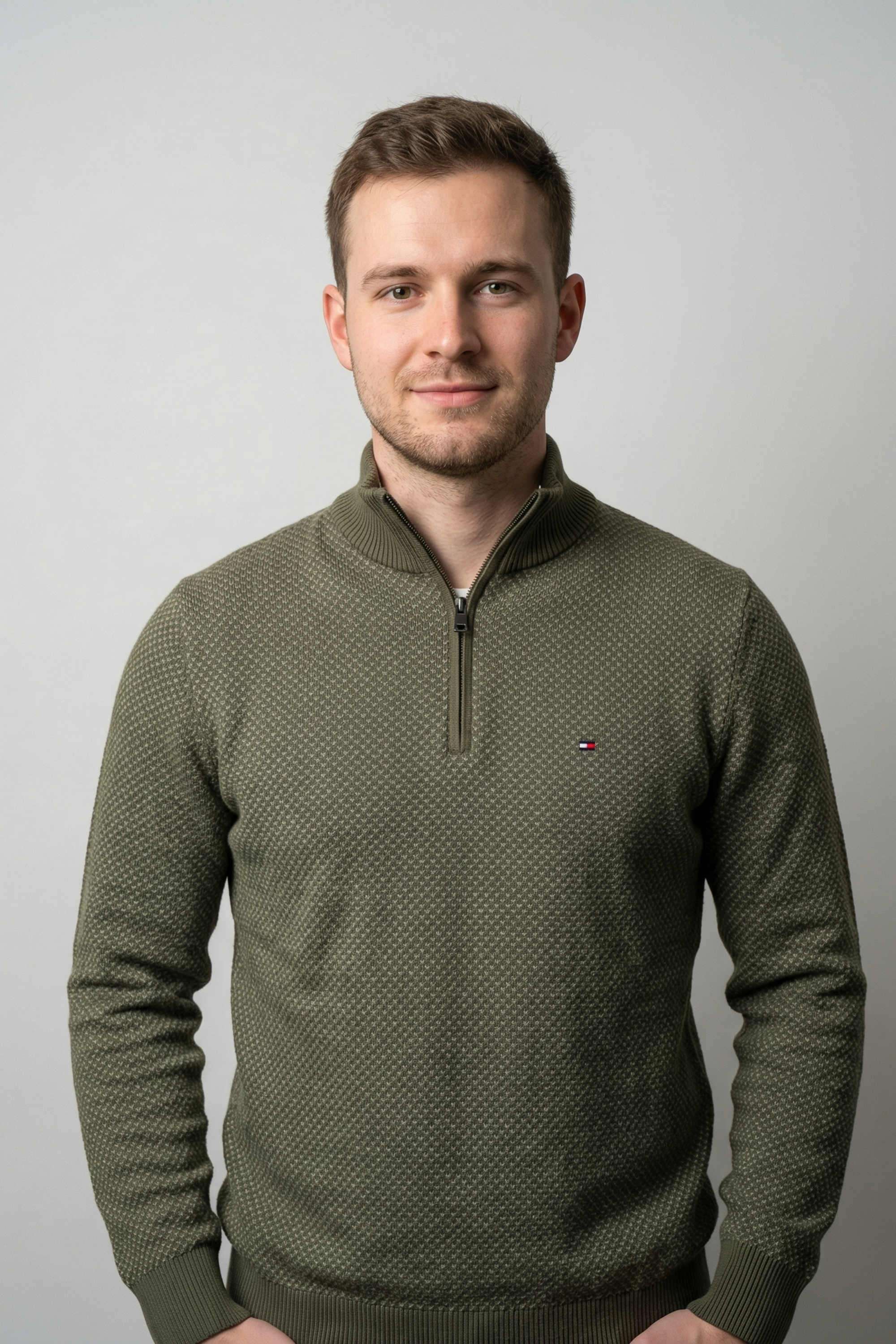 Solid-High-Neck-Cotton-Men-s-Sweatshirt