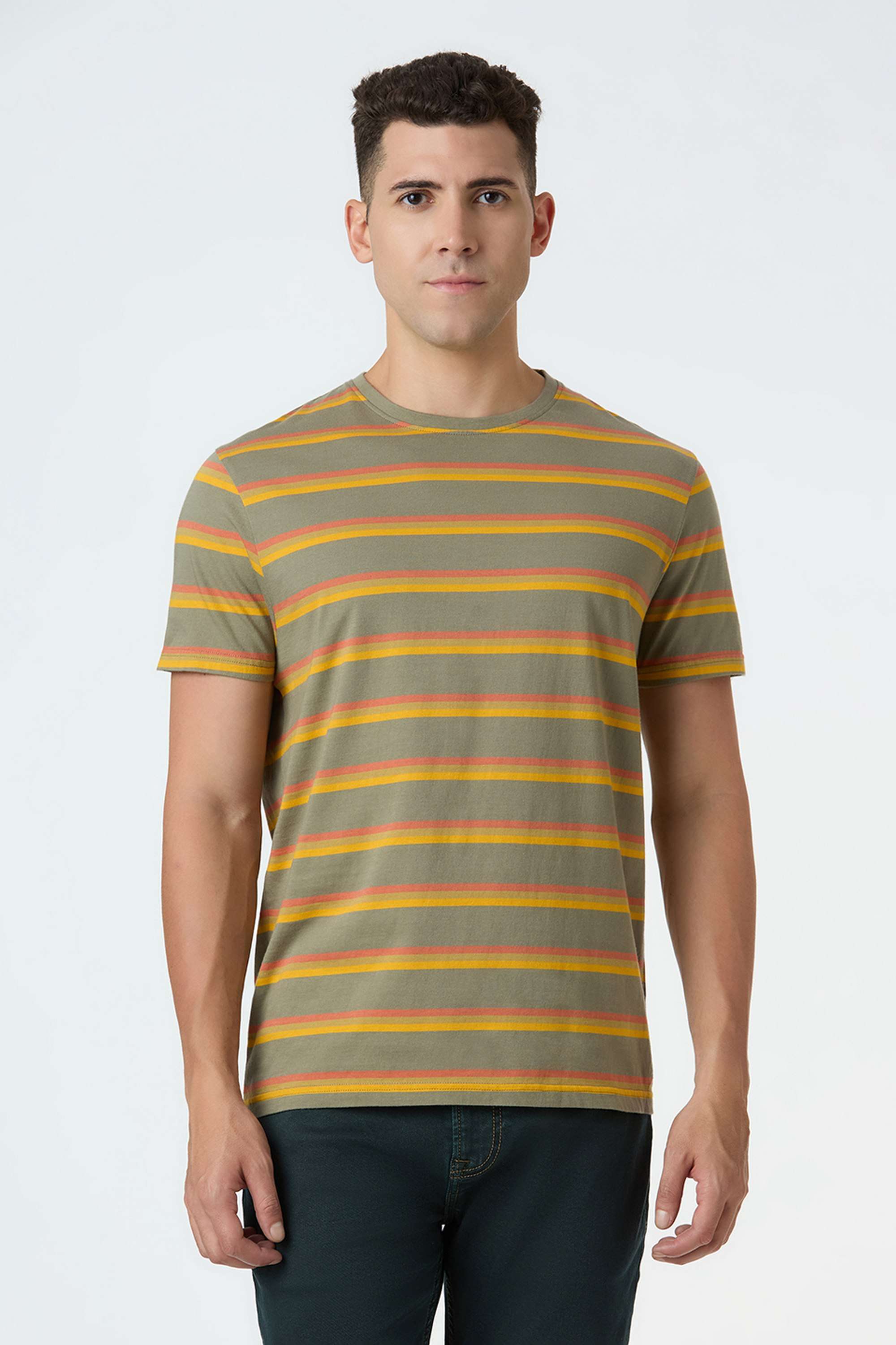 Stripes-Cotton-Slim-Fit-Men-T-Shirt