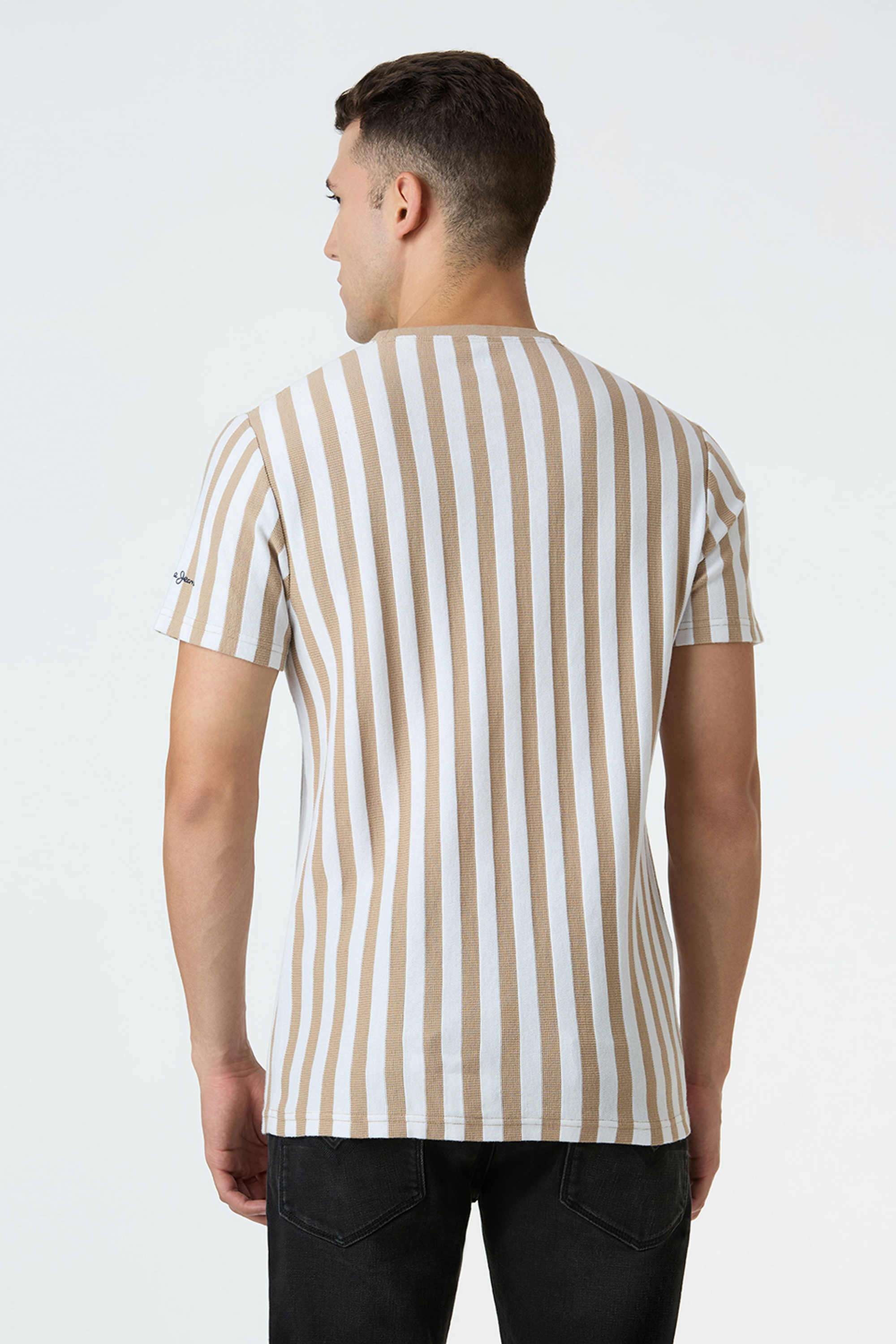 Stripes-Cotton-Slim-Fit-Men-T-Shirt