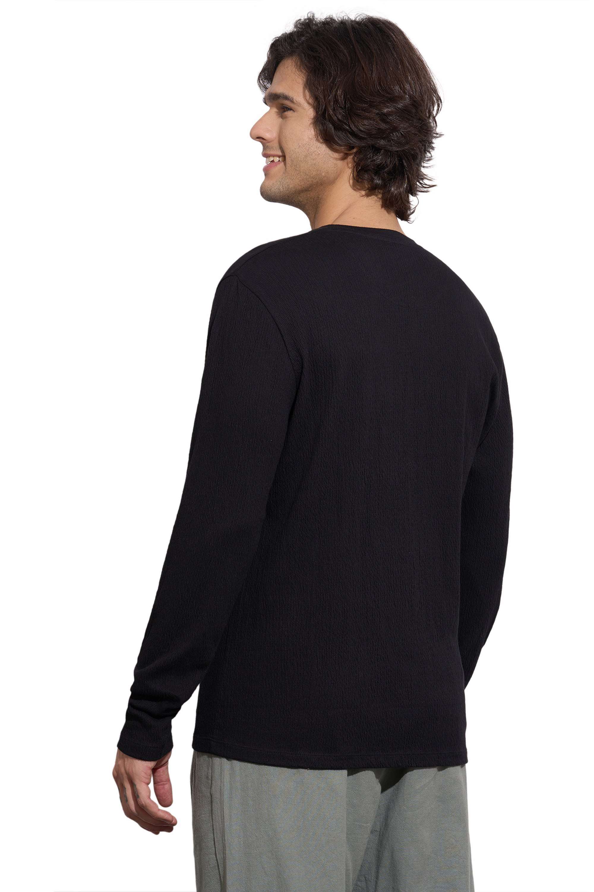 Solid-Cotton-Slim-Fit-Men-T-Shirt