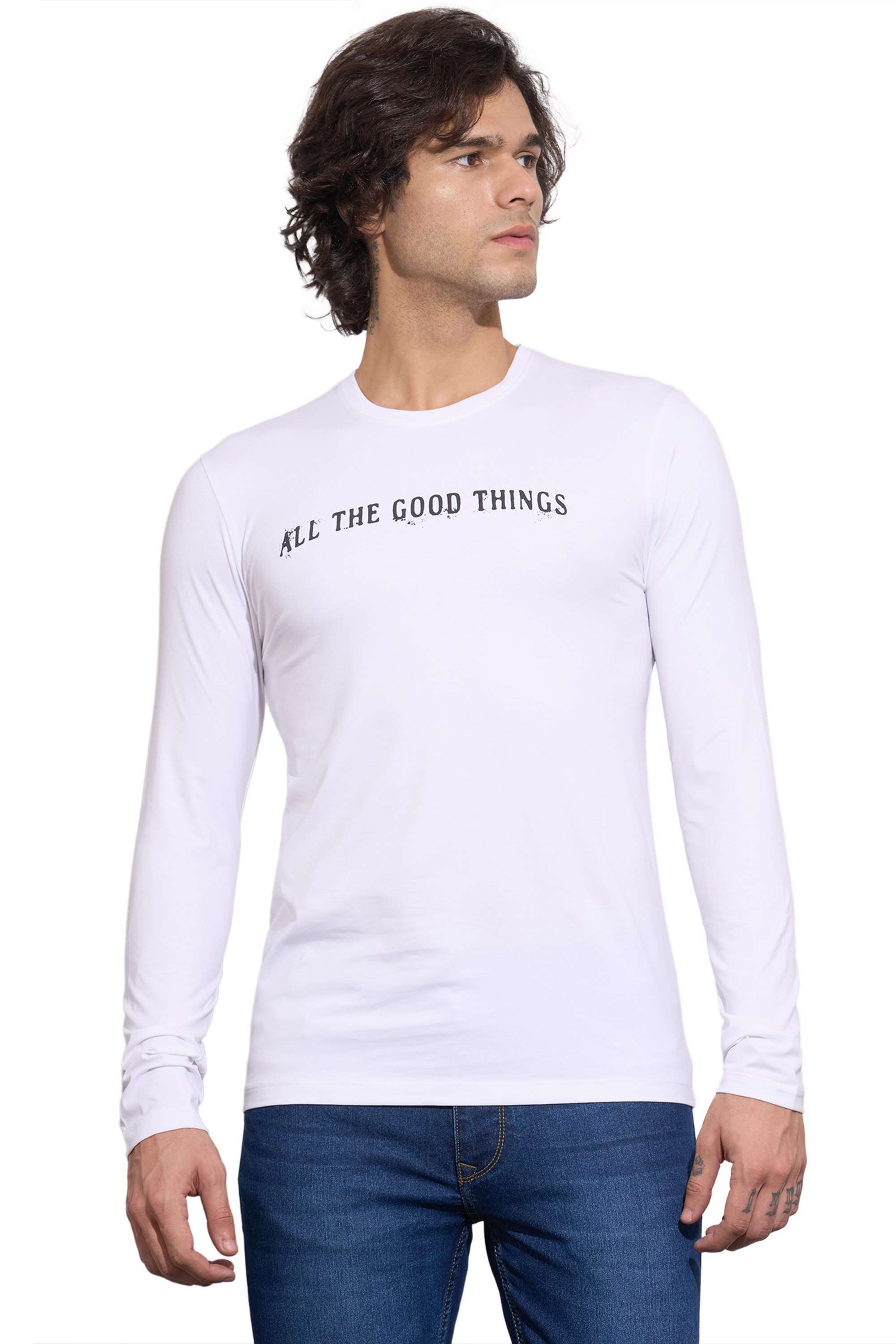 Typographic-Cotton-Blend-Slim-Fit-Men-T-Shirt