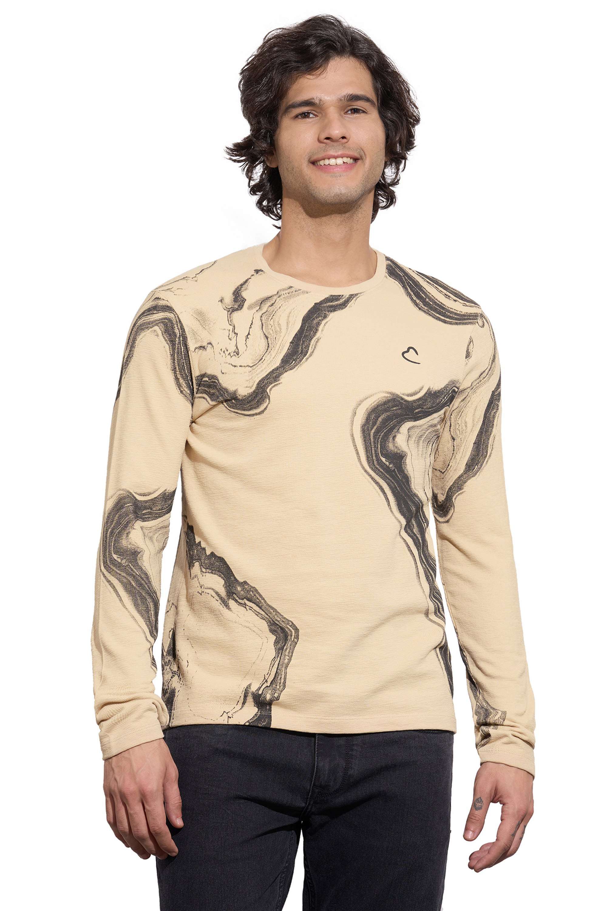 Abstract-Cotton-Slim-Fit-Men-T-Shirt
