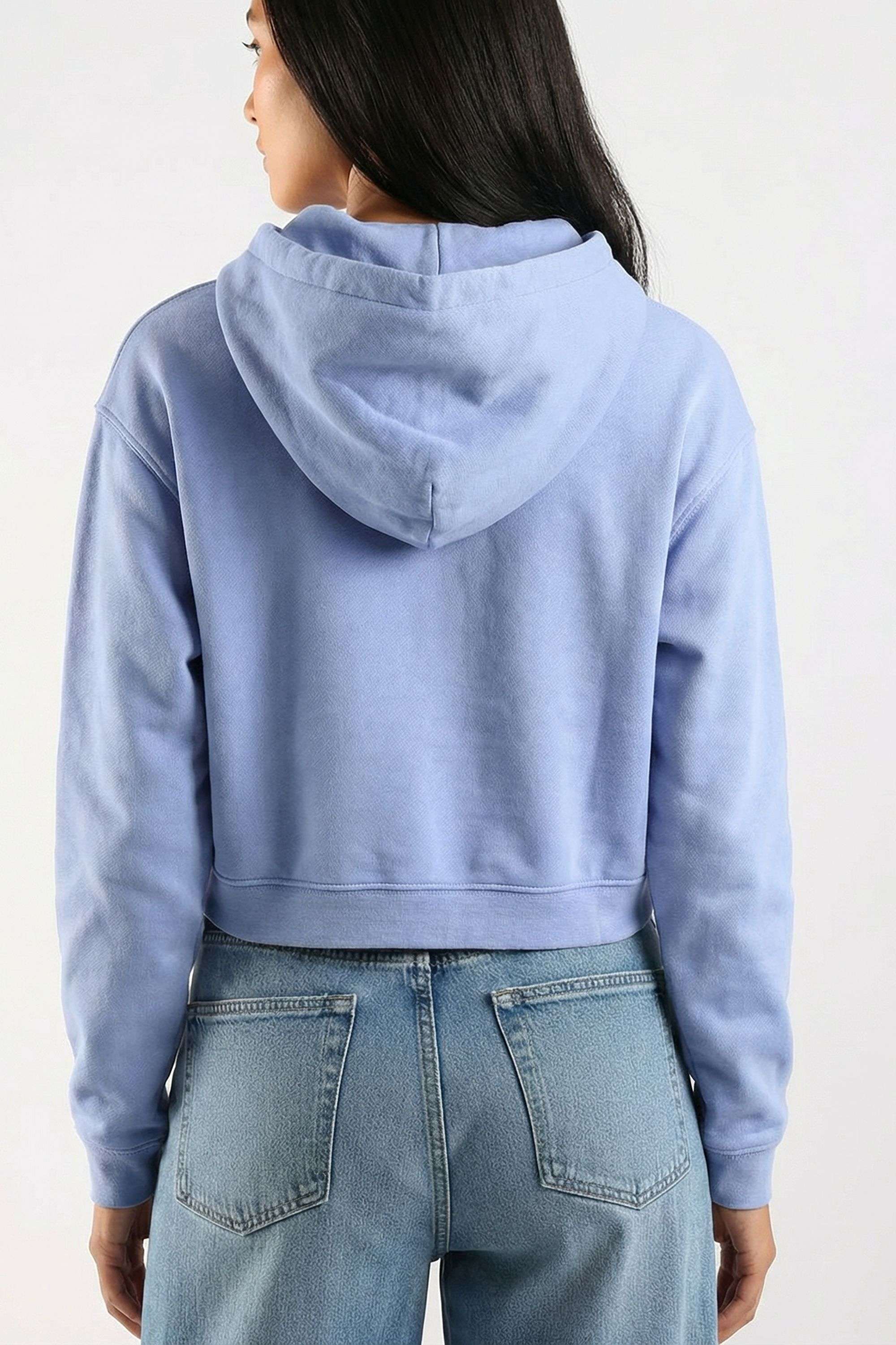 Solid-Hooded-Blended-Fabric-Women-s-Sweatshirt