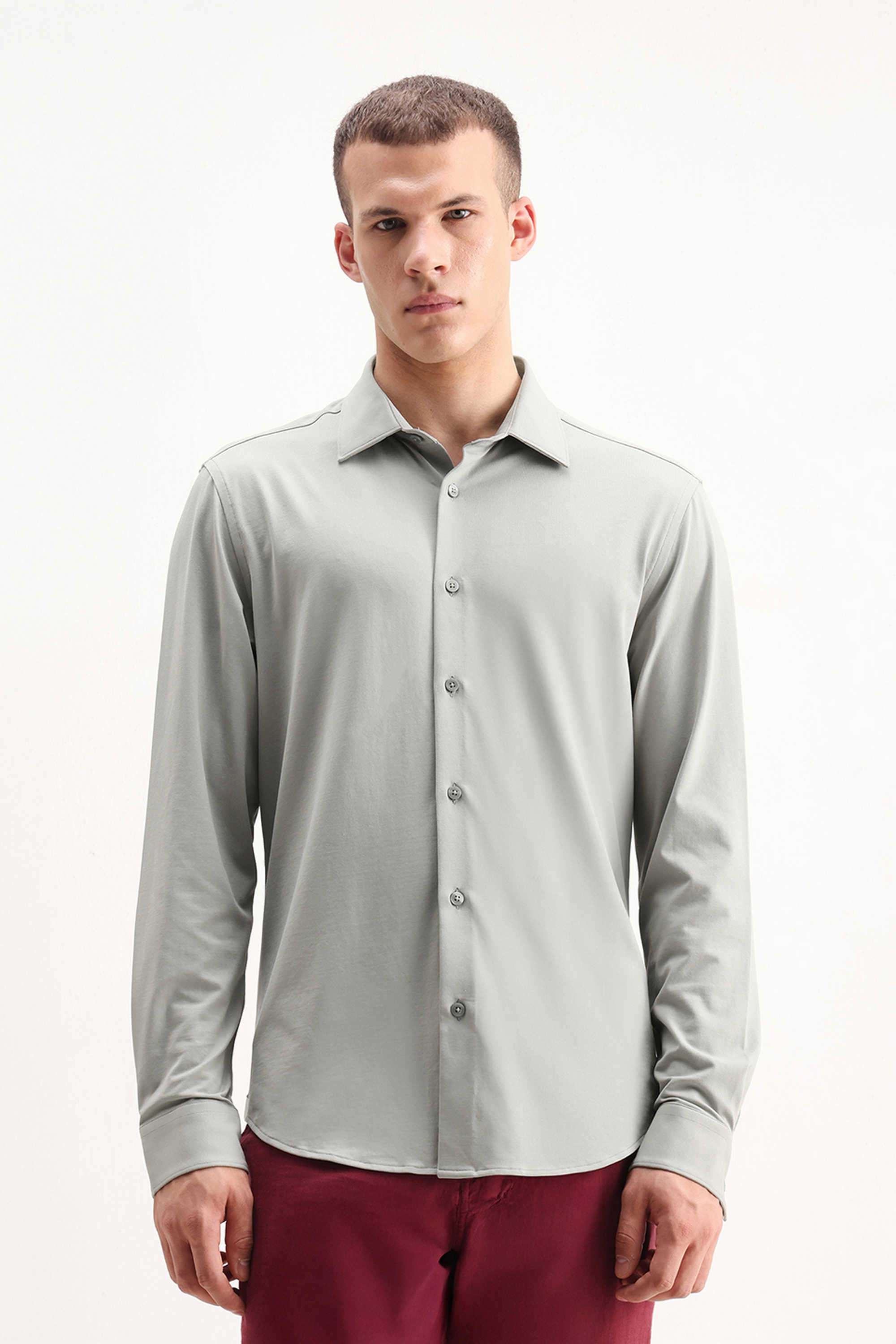 Solid-Cotton-Regular-Fit-Men-s-Casual-Shirt