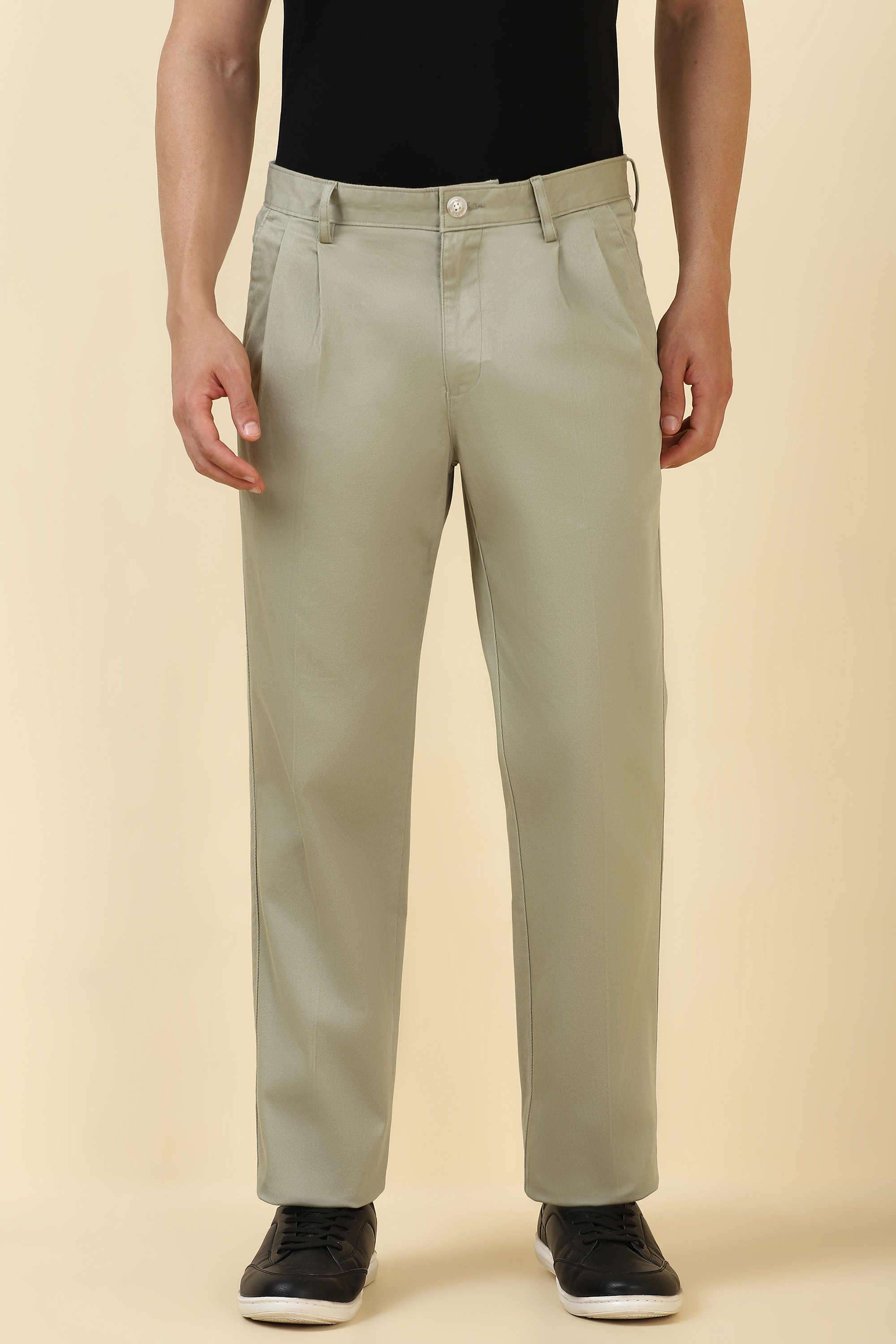 Textured-Cotton-Blend-Regular-Fit-Formal-Trousers