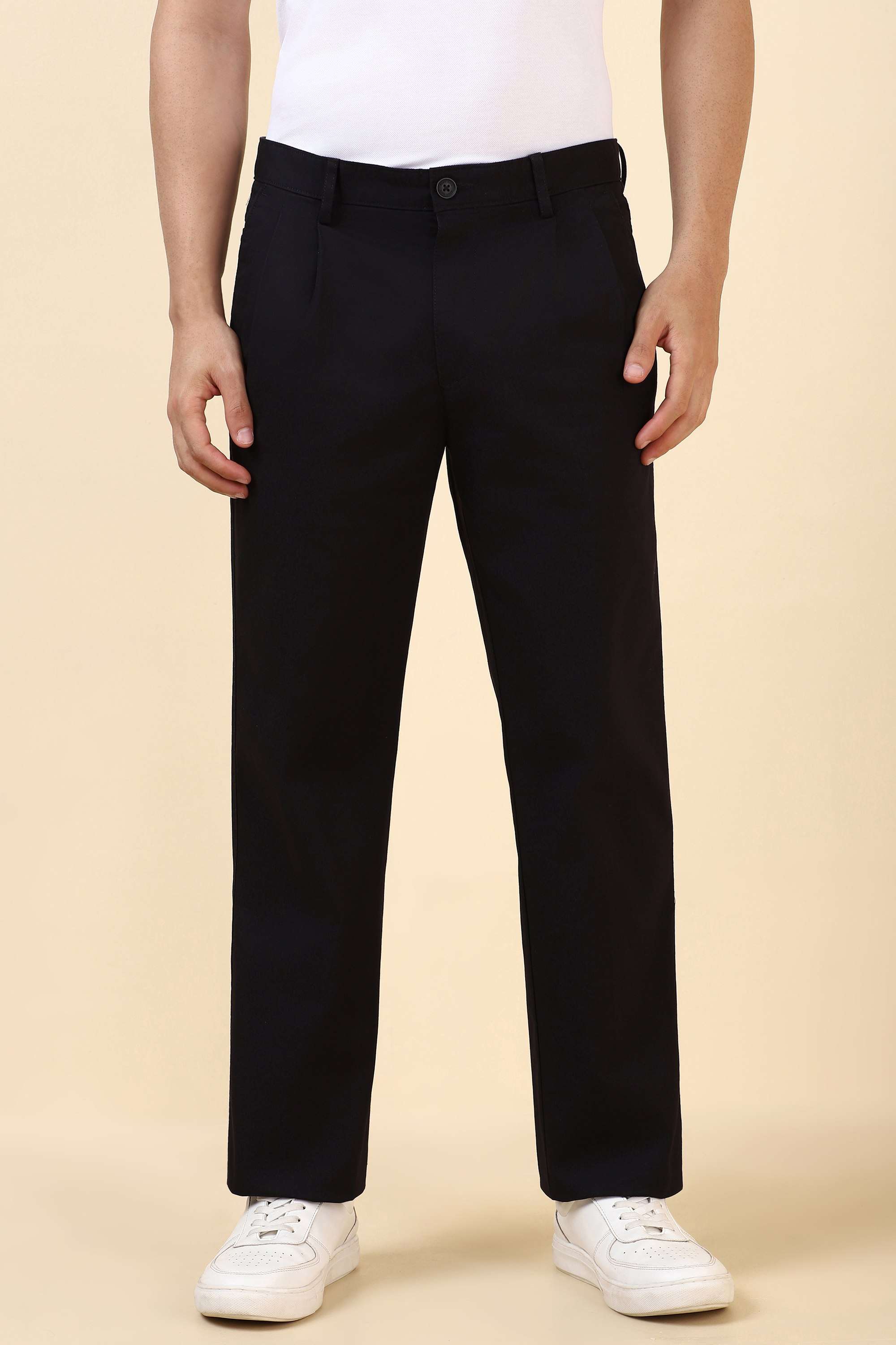 Textured-Cotton-Blend-Regular-Fit-Men-s-Formal-Trousers