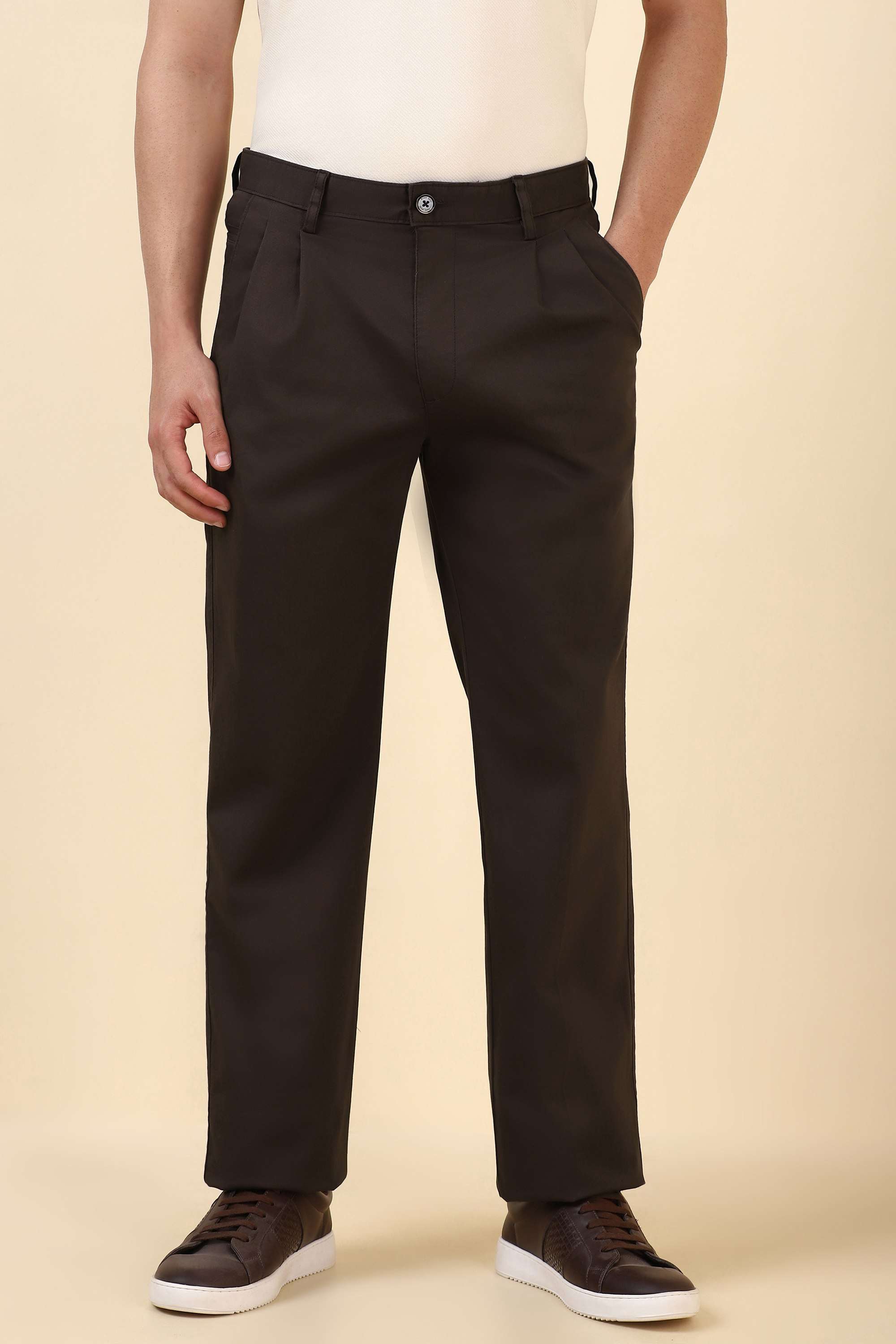 Textured-Cotton-Blend-Regular-Fit-Men-s-Formal-Trousers