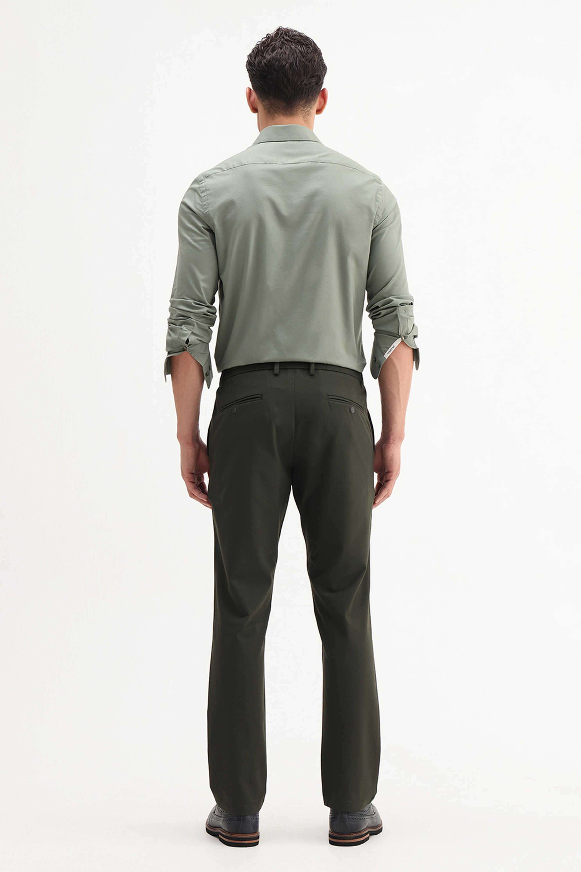 Solid-Cotton-Regular-Fit-Men-s-Casual-Trousers