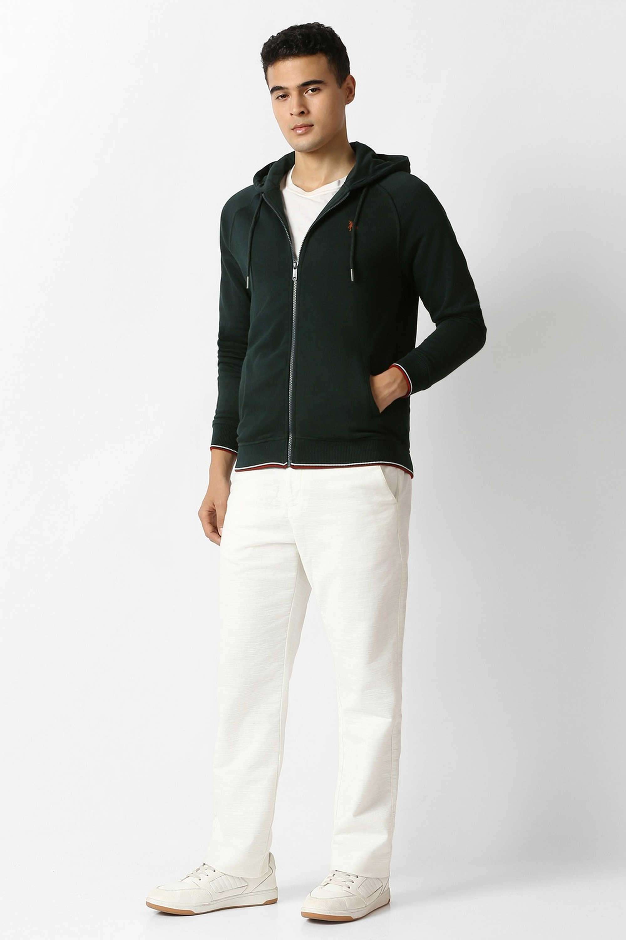 Solid-Blended-Fabric-Regular-Fit-Men-s-Sweatshirt