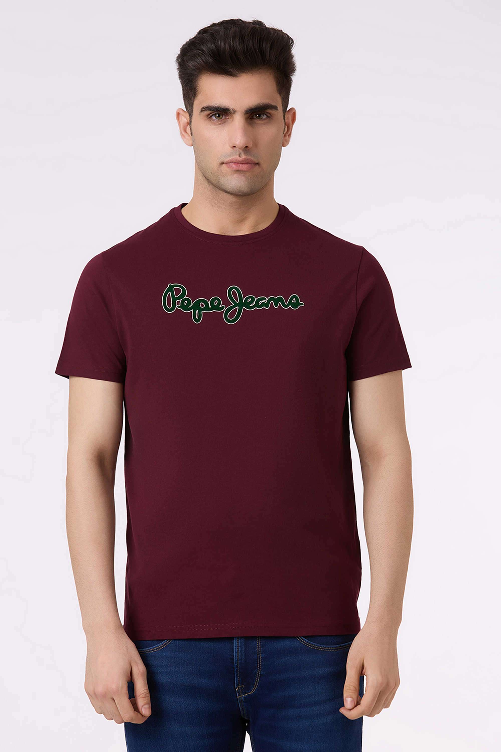 Graphic-Print-Cotton-Round-Neck-Men-s-T-Shirt