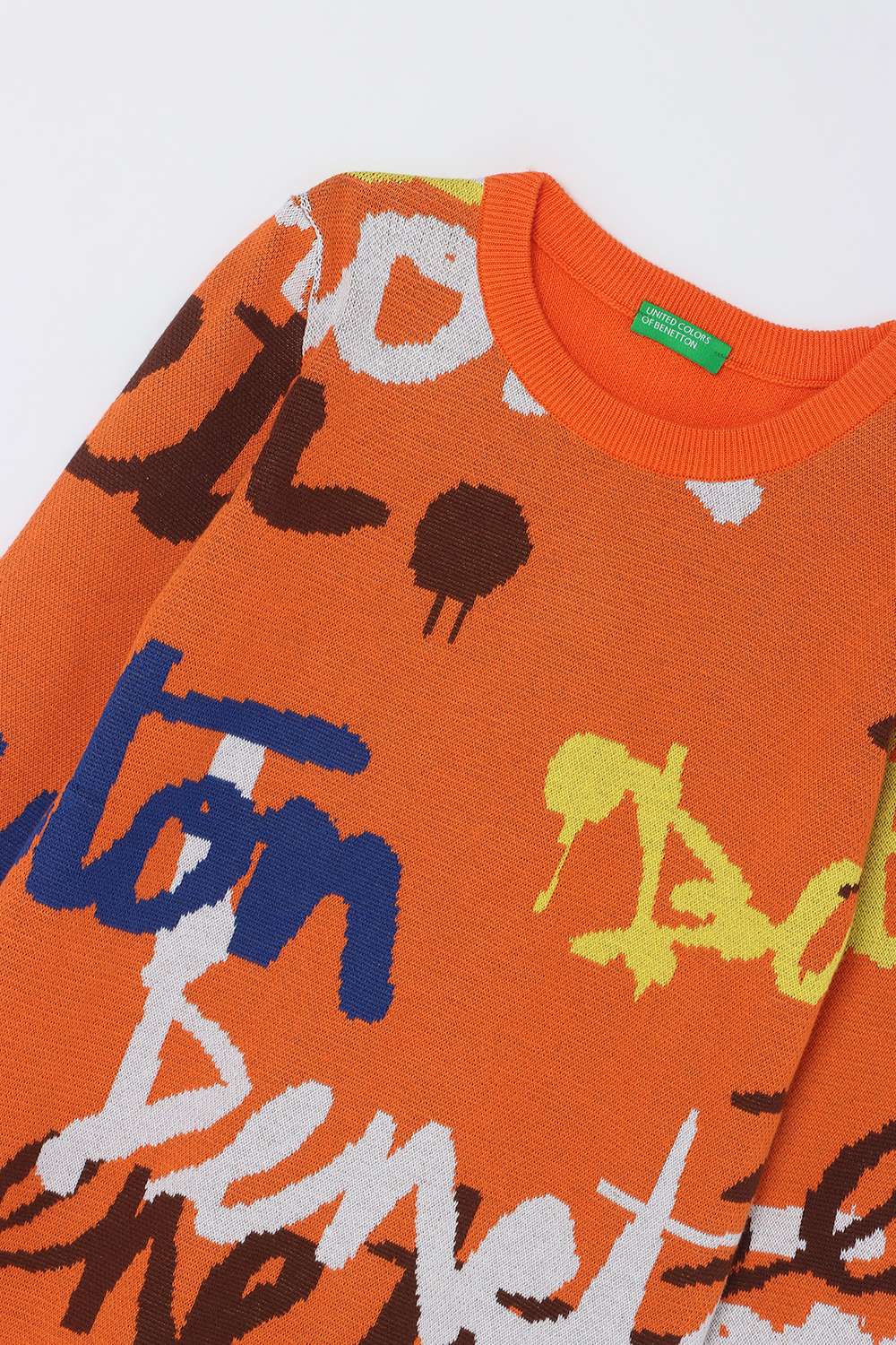 Solid-Blended-Fabric-Round-Neck-Unisex-Sweater