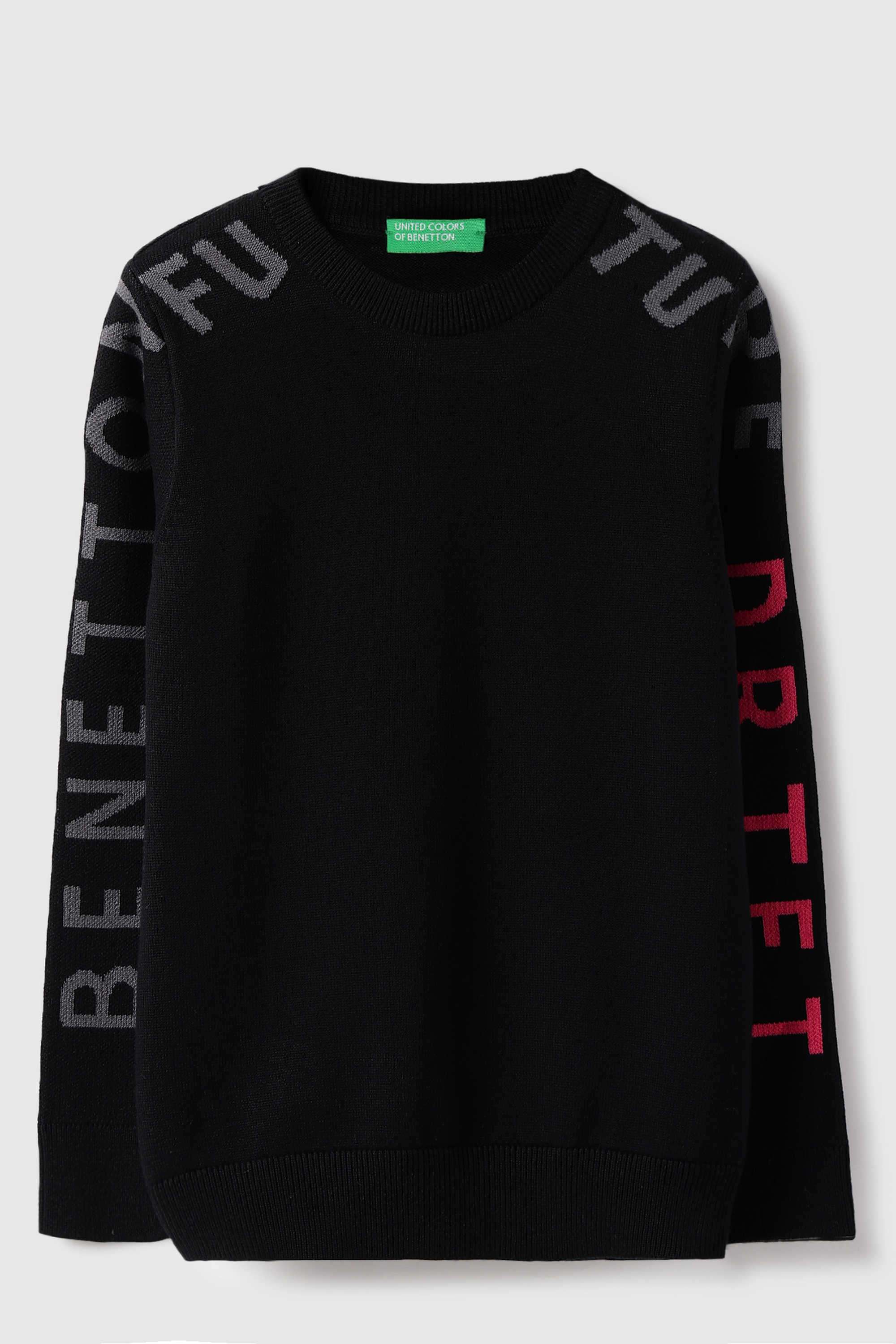 Typographic-Cotton-Round-Neck-Boys-Sweater