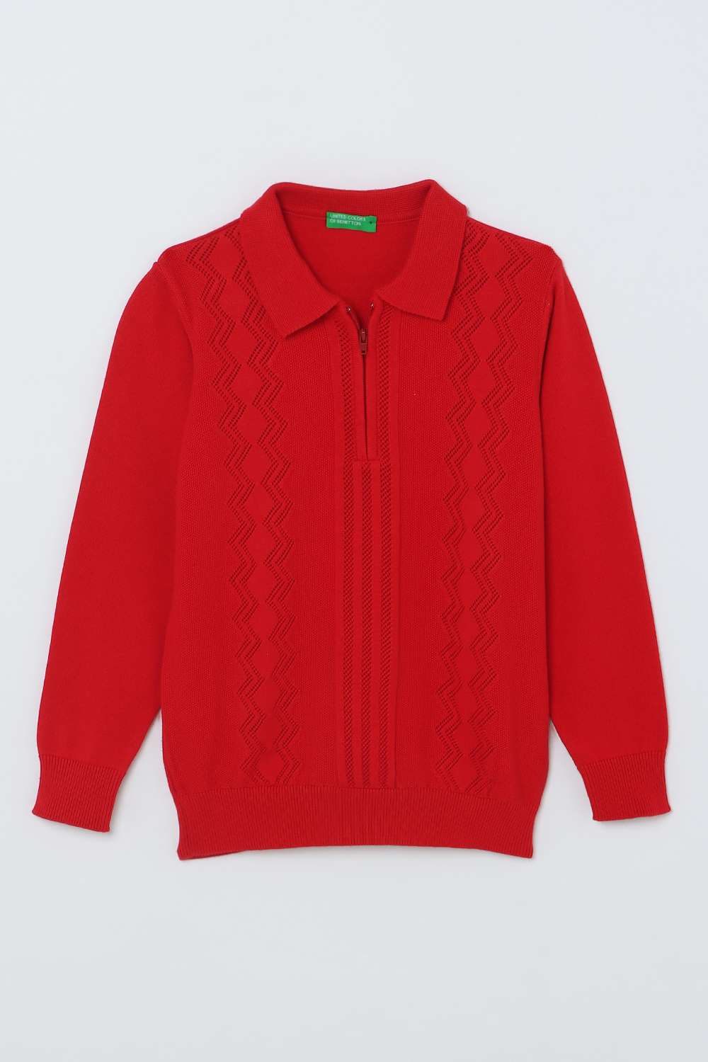 Textured-Cotton-Polo-Boys-T-Shirt