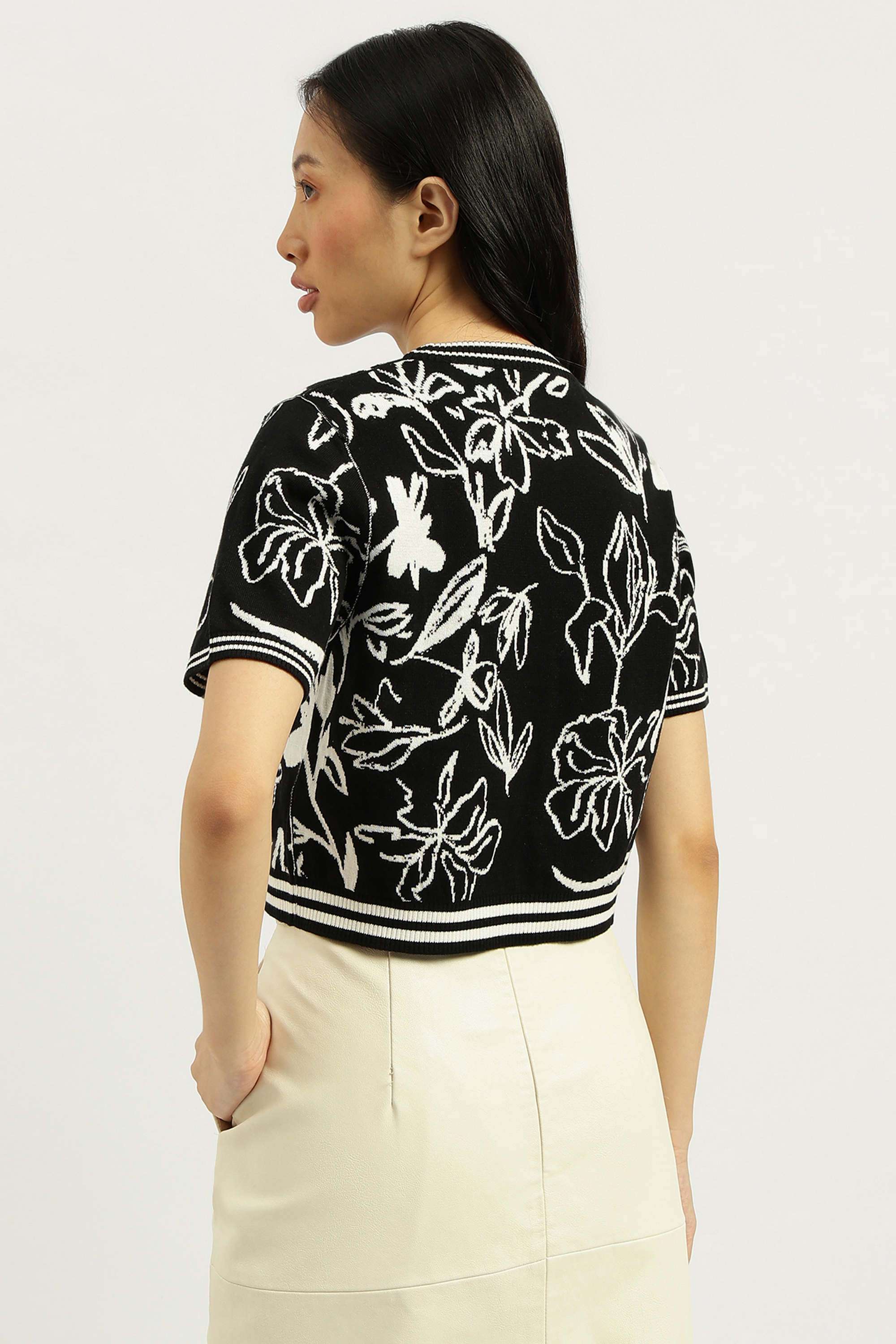 Solid-Blended-Fabric-Regular-Fit-Women-s-Sweater