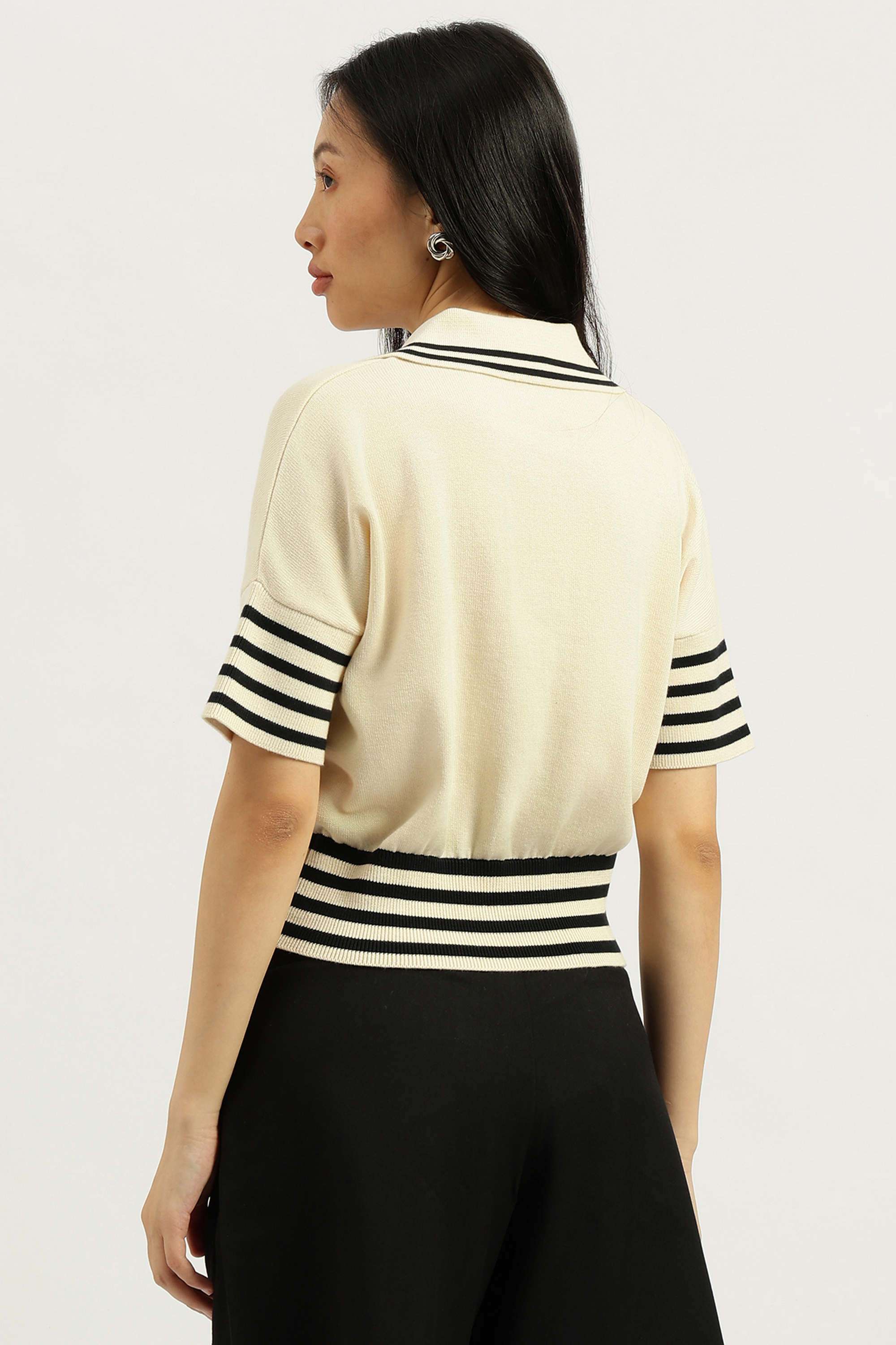 Solid-Blended-Fabric-Regular-Fit-Women-s-Sweater