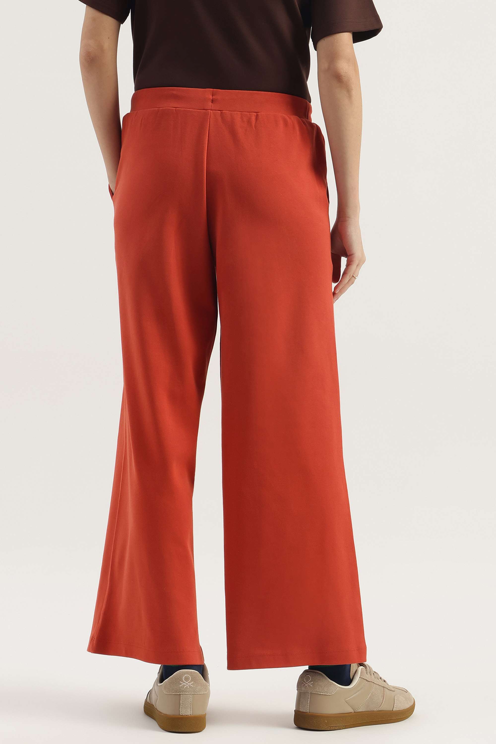 Printed-Regular-Fit-Blended-Fabric-Women-s-Casual-Wear-Pants