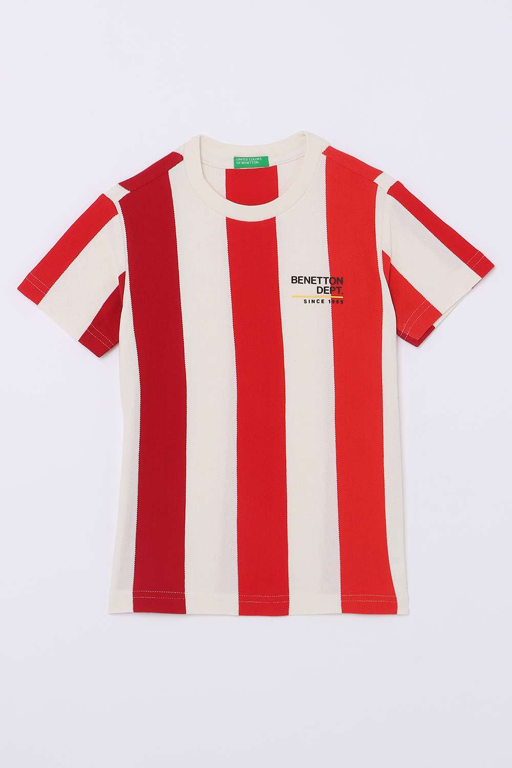 Solid-Blended-Fabric-Round-Neck-Unisex-T-Shirt