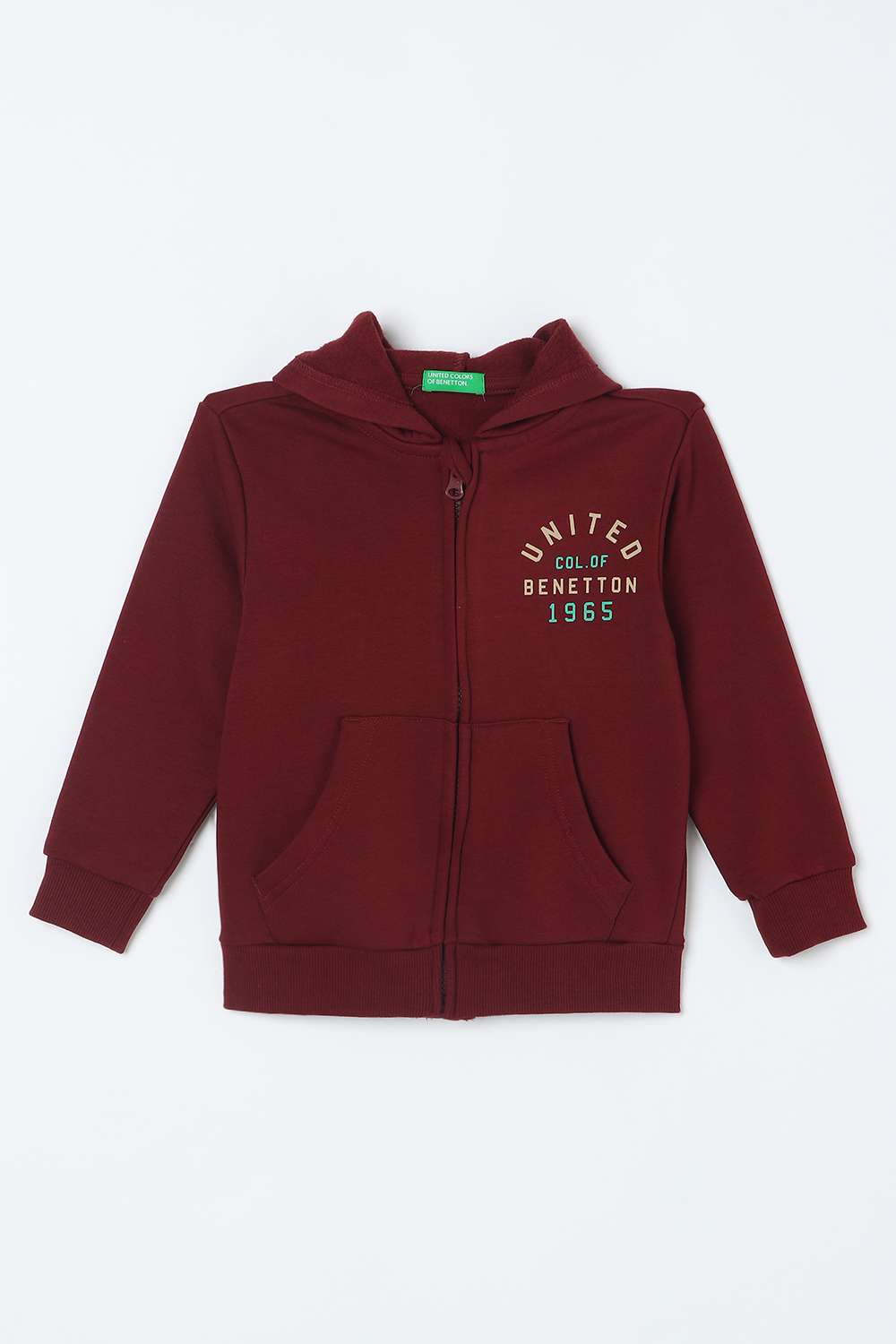 Solid-Blended-Fabric-Hooded-Unisex-Sweatshirt