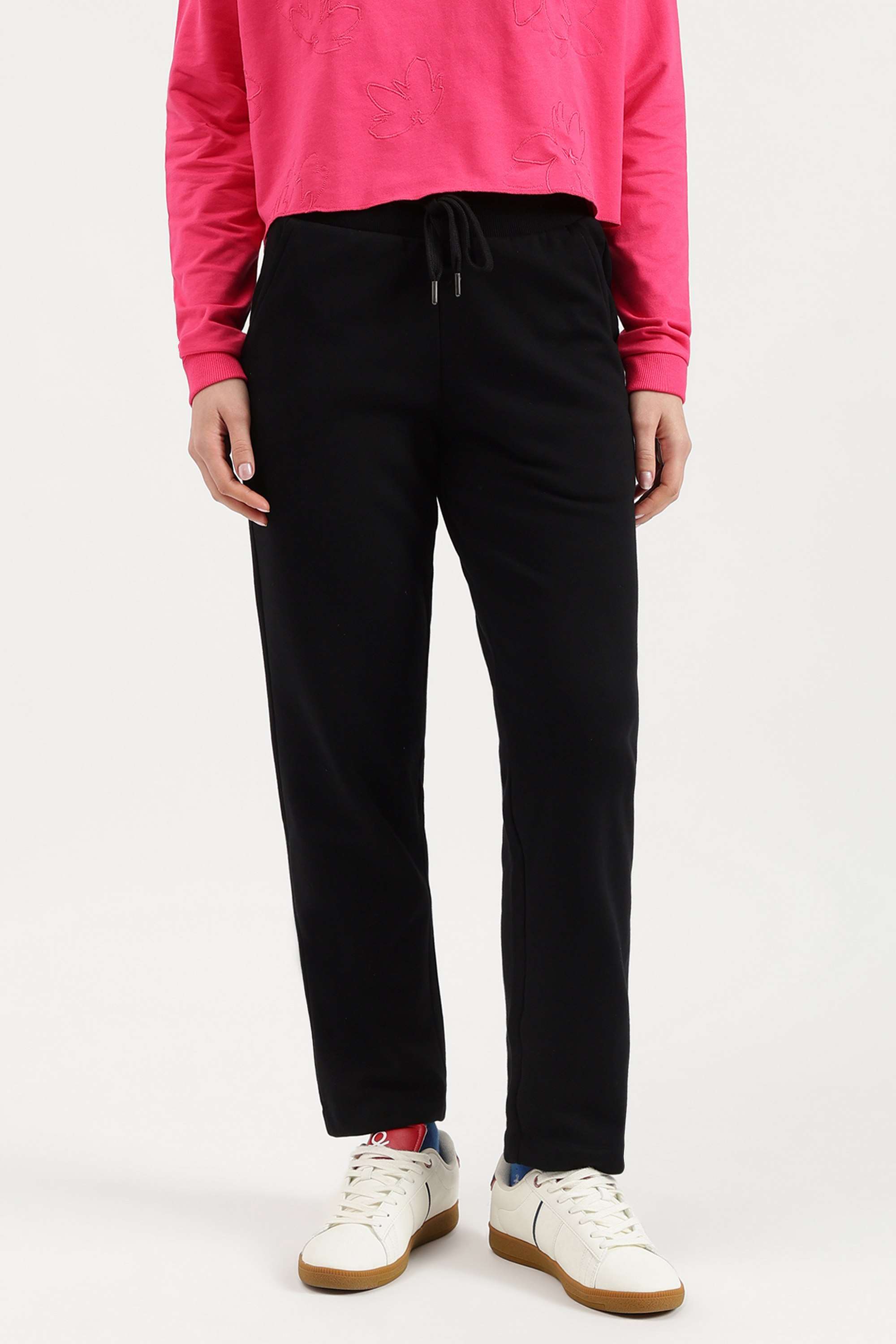 Printed-Regular-Fit-Blended-Fabric-Women-s-Casual-Wear-Pants