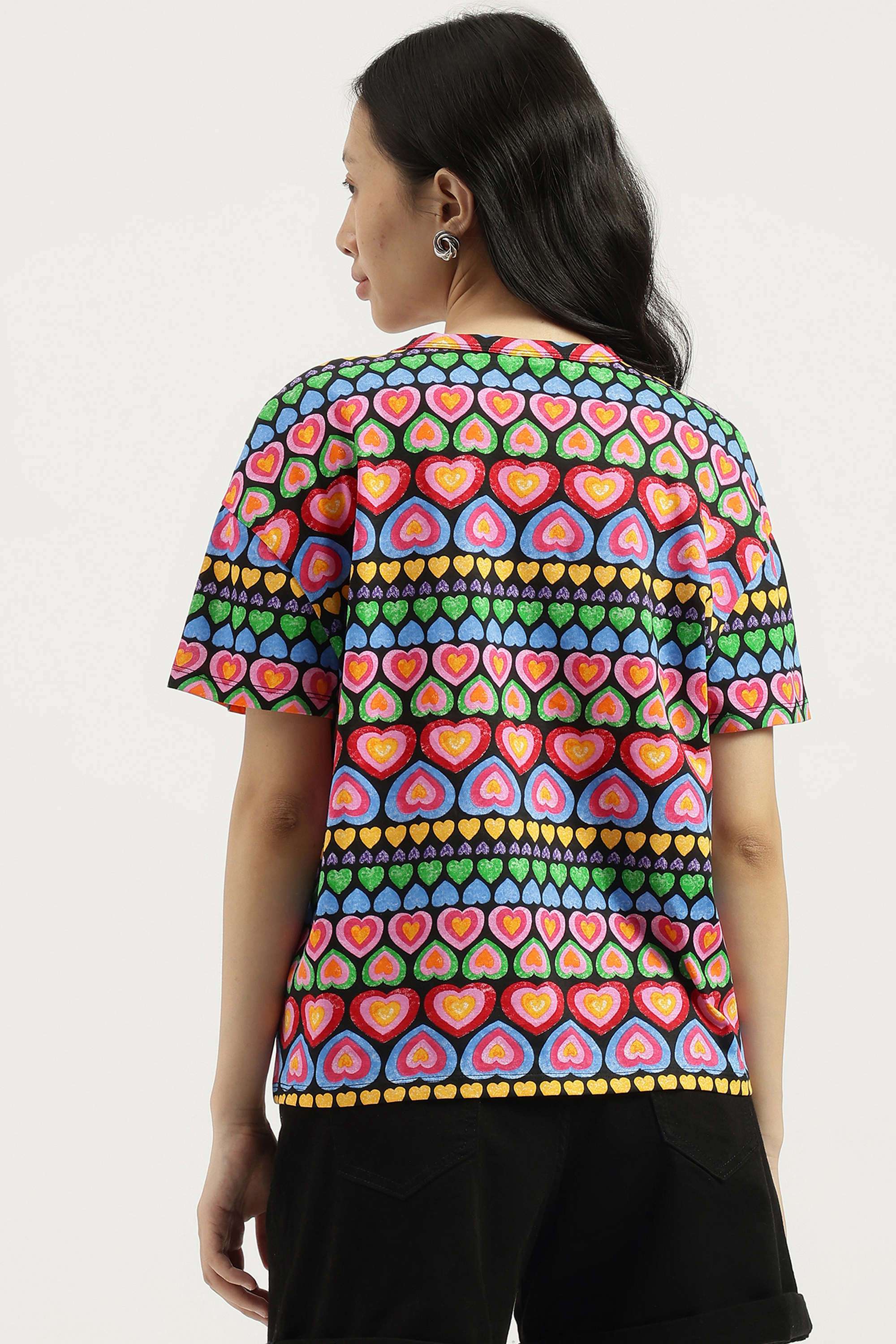 Solid-Blended-Fabric-Regular-Fit-Women-s-Top