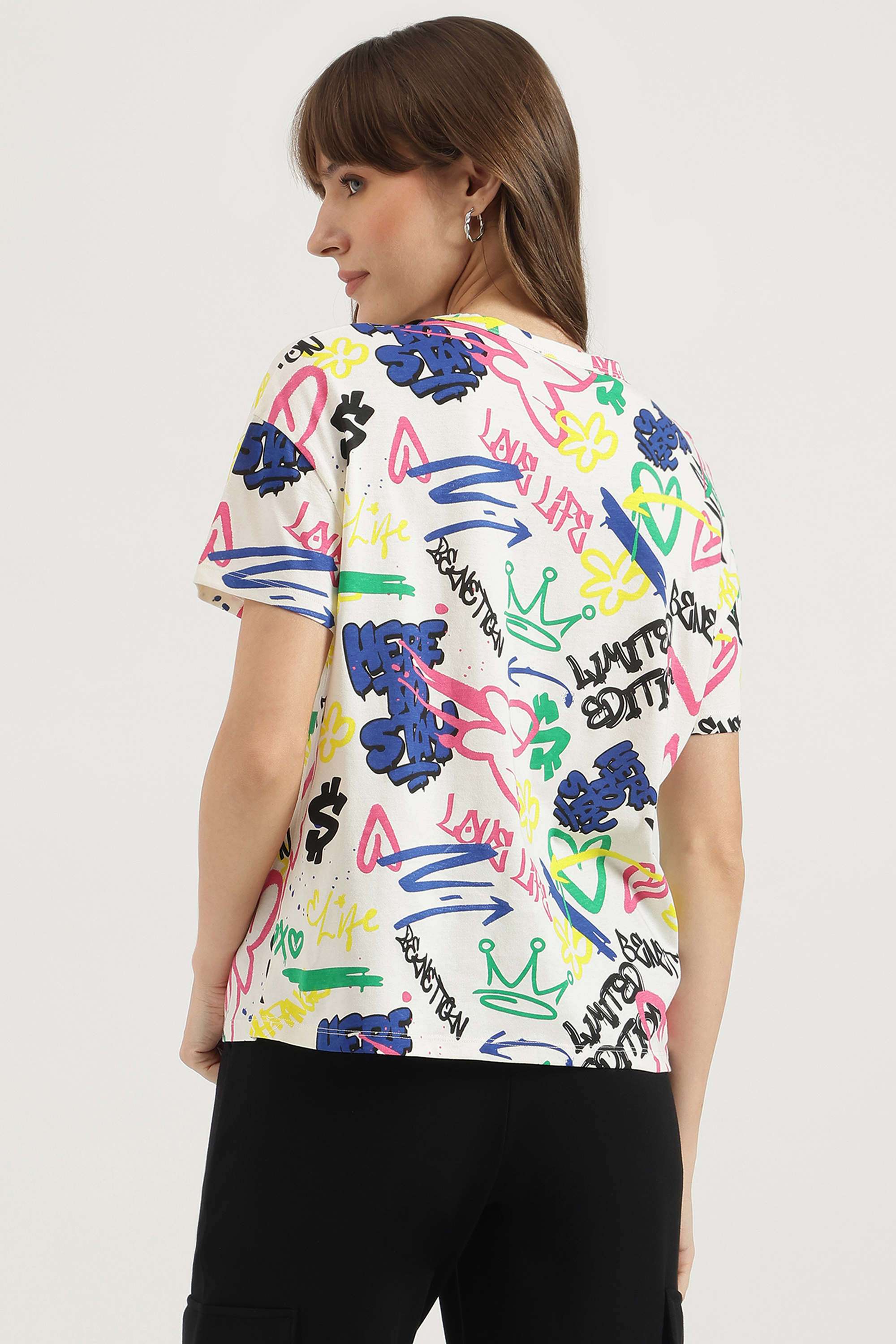 Solid-Blended-Fabric-Regular-Fit-Women-s-Top