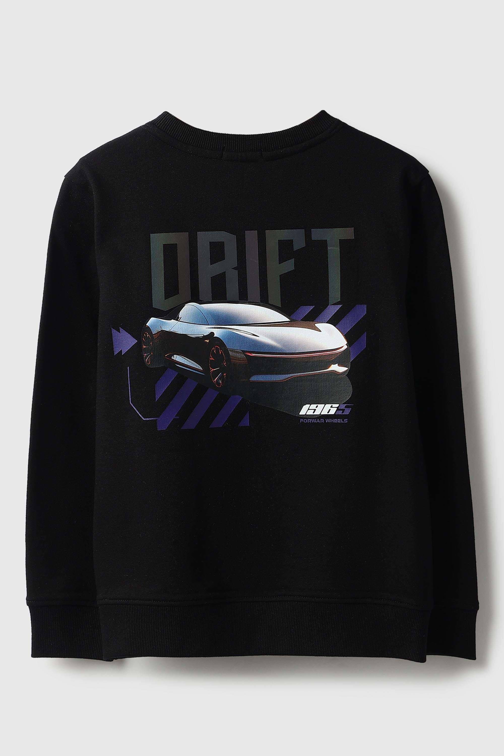 Graphic-Print-Cotton-Crew-Neck-Boy-s-Closed-Sweatshirt