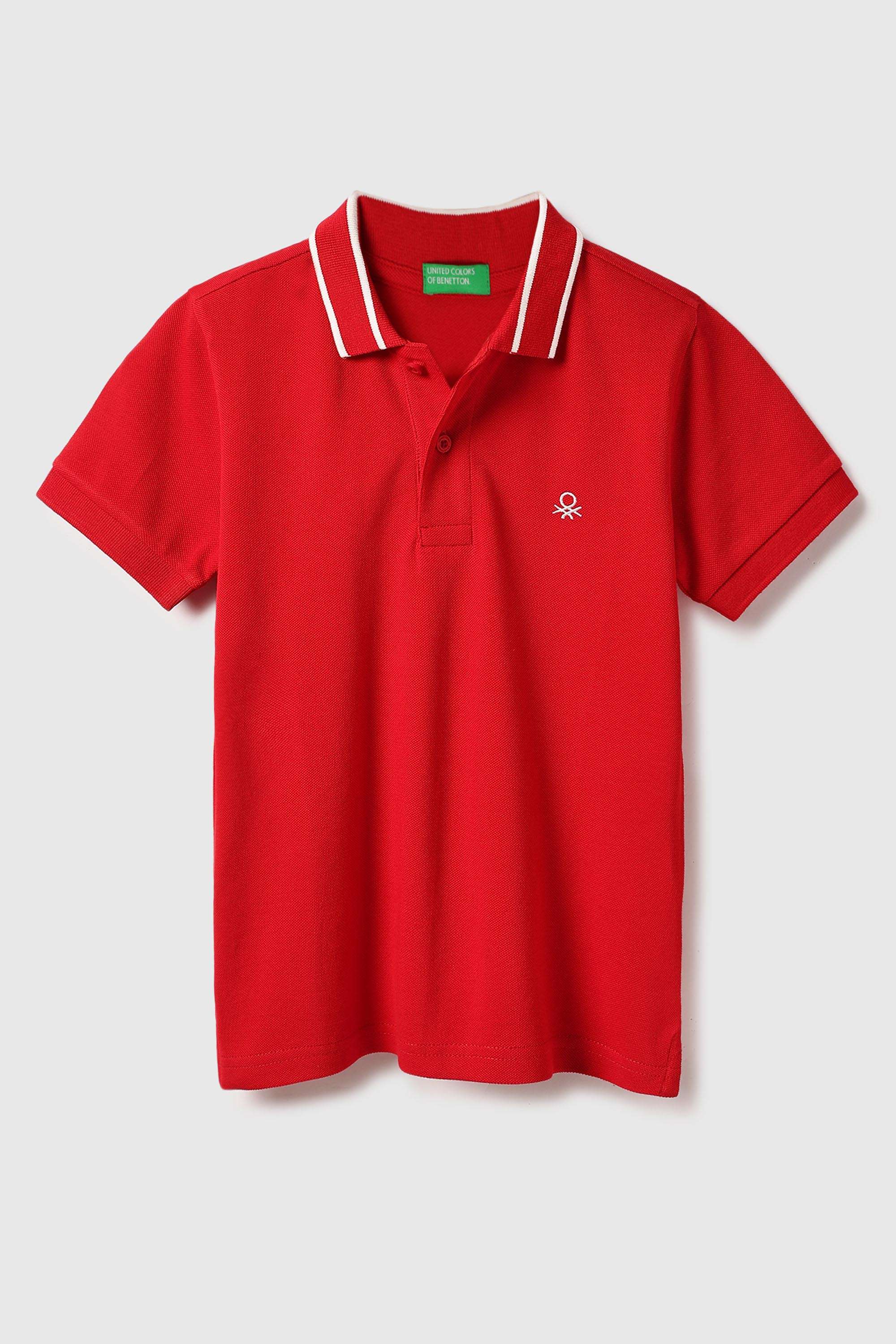 Solid-Cotton-Collared-Boy-s-T-Shirt