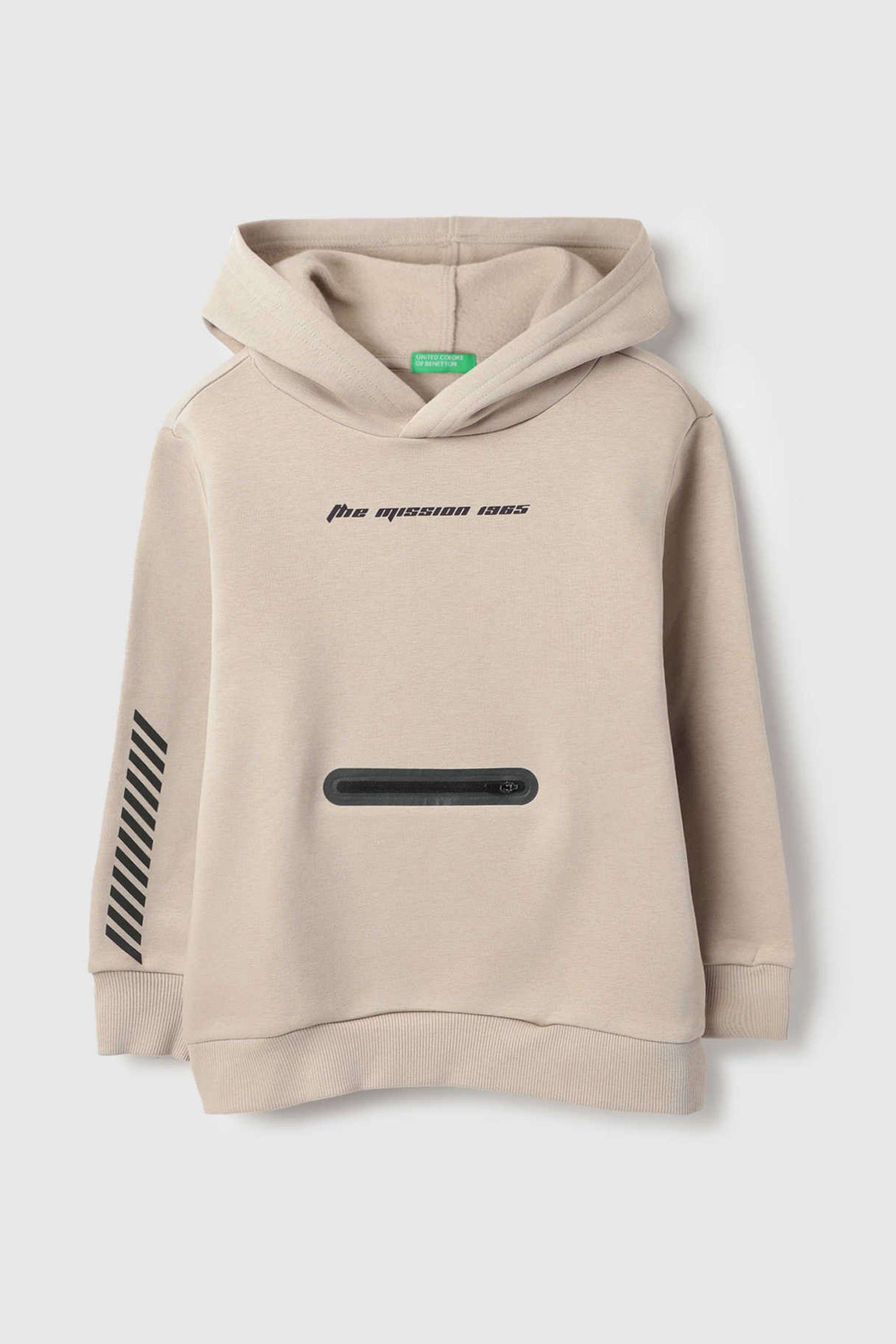 Solid-Cotton-Blend-Hooded-Boys-Sweatshirt