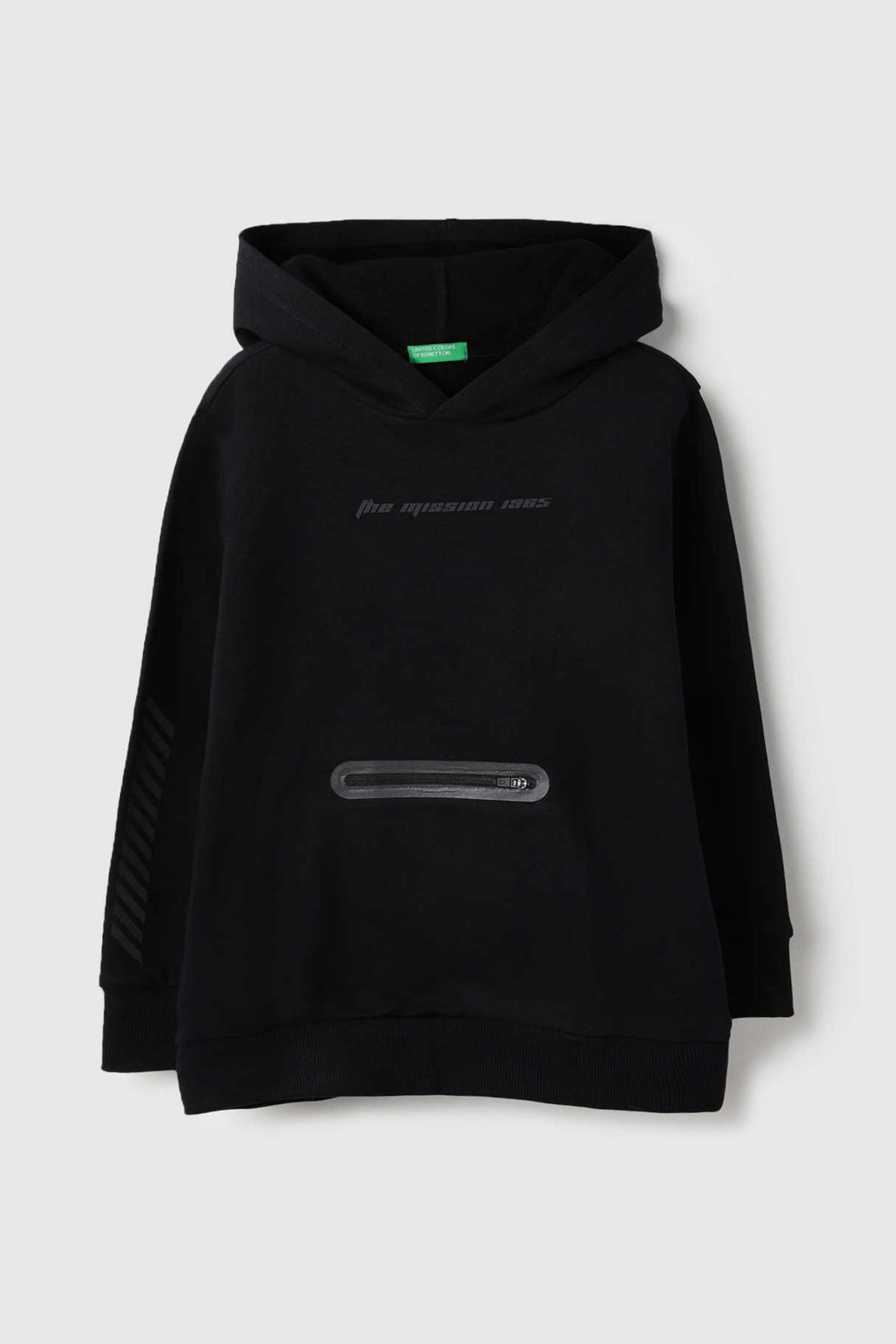 Solid-Cotton-Blend-Hooded-Boys-Sweatshirt