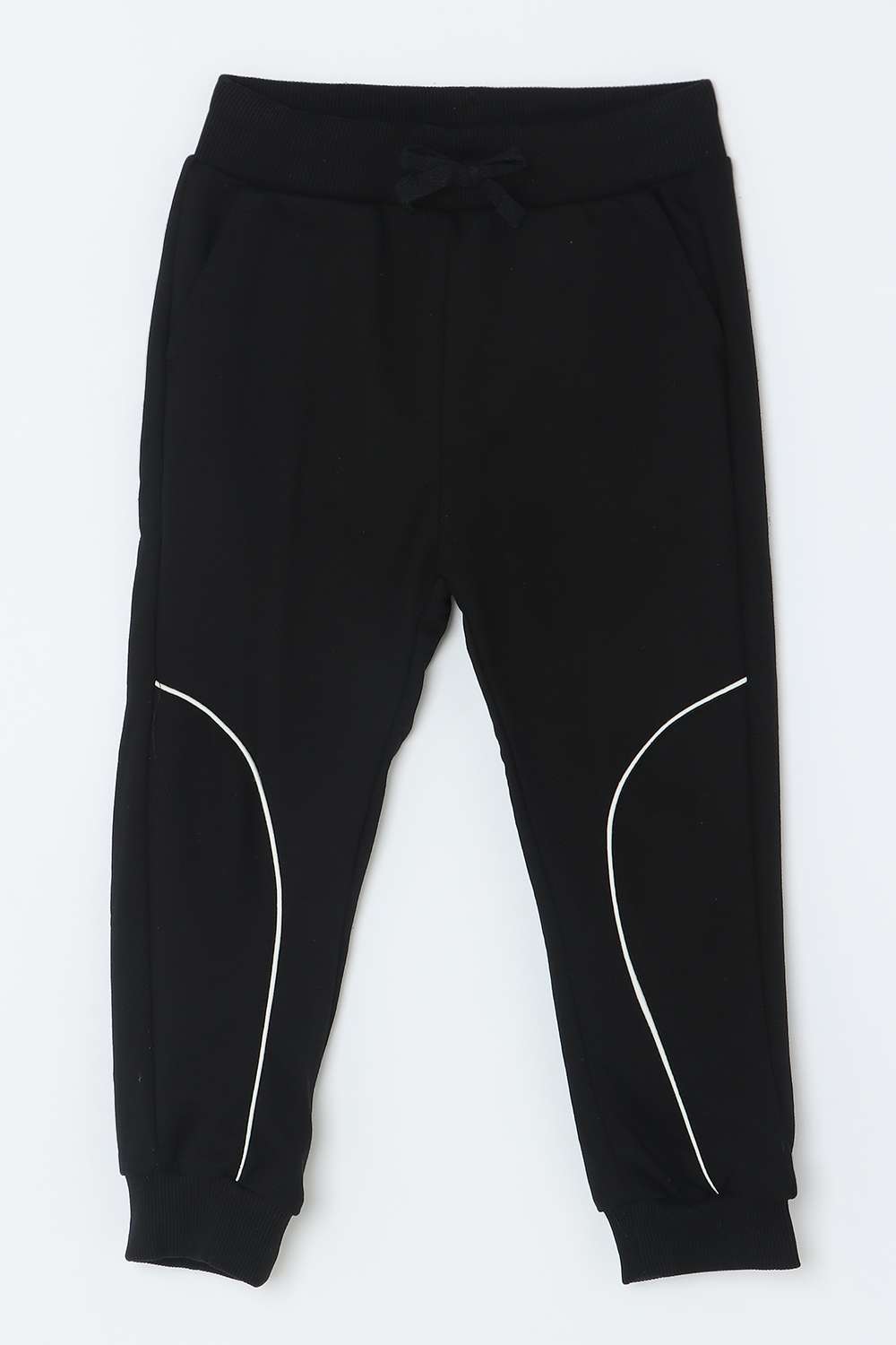 Solid-Blended-Fabric-Regular-Fit-Unisex-Joggers