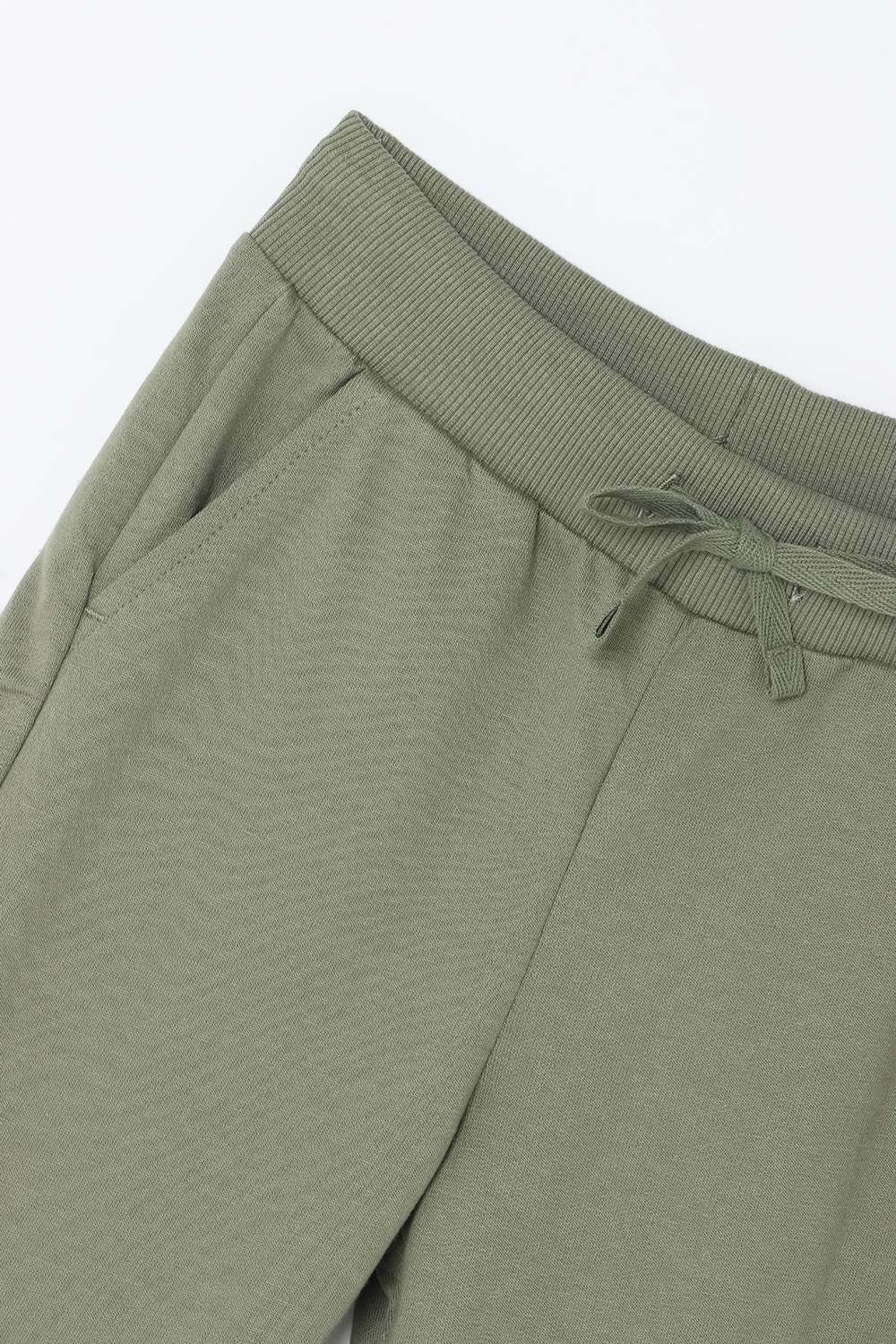 Solid-Blended-Fabric-Regular-Fit-Unisex-Joggers