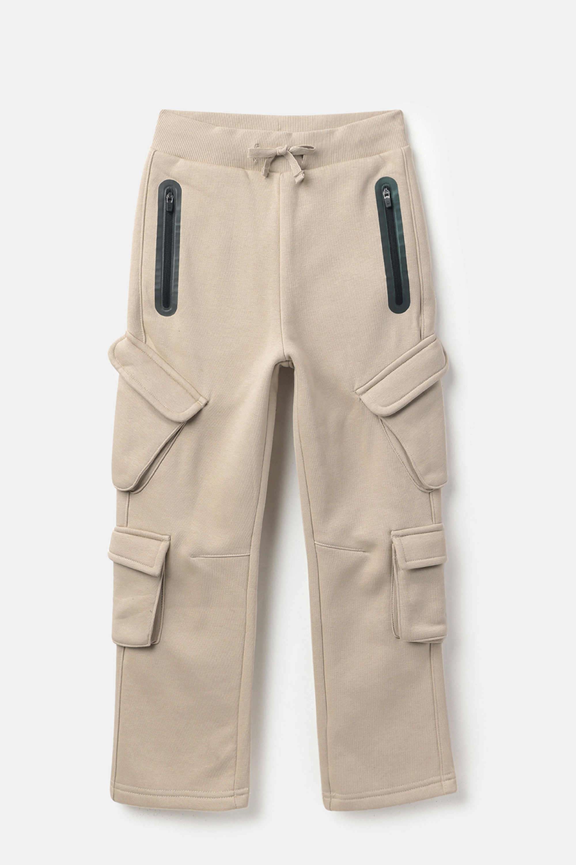 Solid-Cotton-Blend-Relaxed-Fit-Boys-Track-Pants