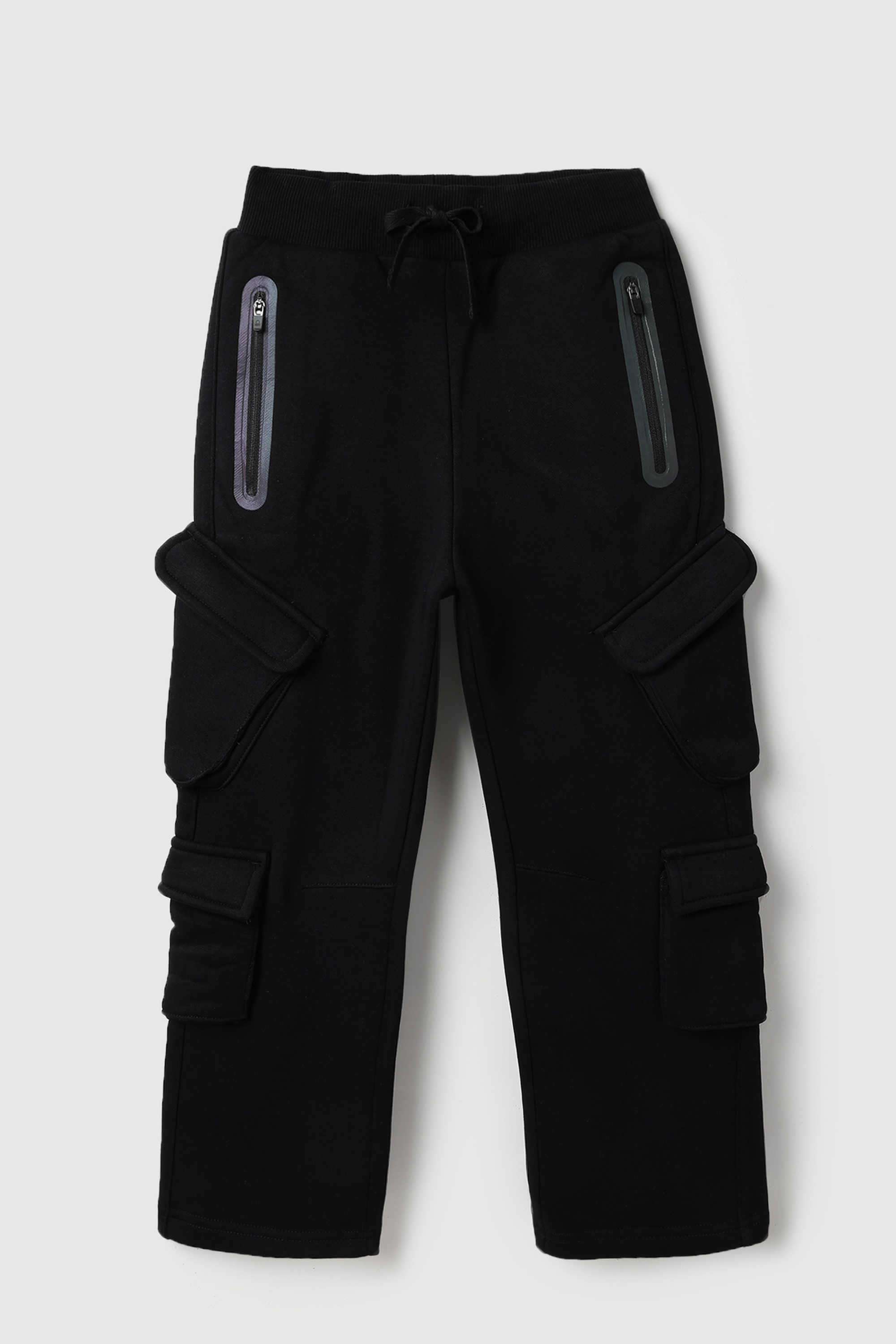 Solid-Cotton-Blend-Relaxed-Fit-Boys-Track-Pants