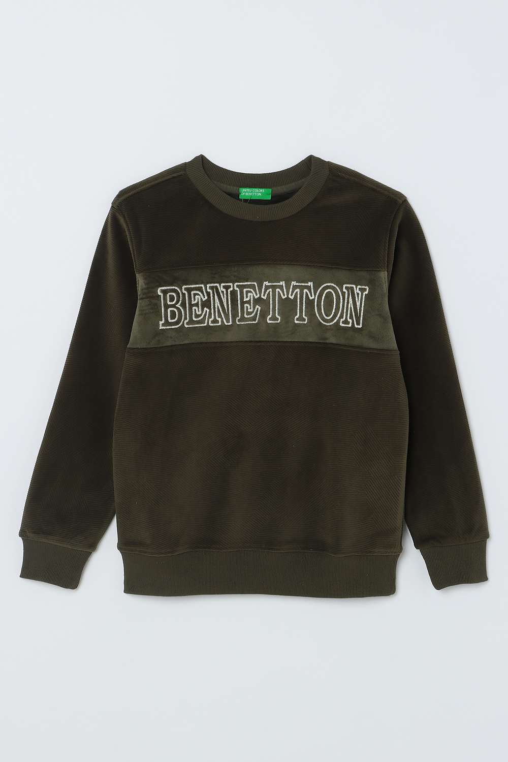 Textured-Polyester-Round-Neck-Boys-Sweatshirt