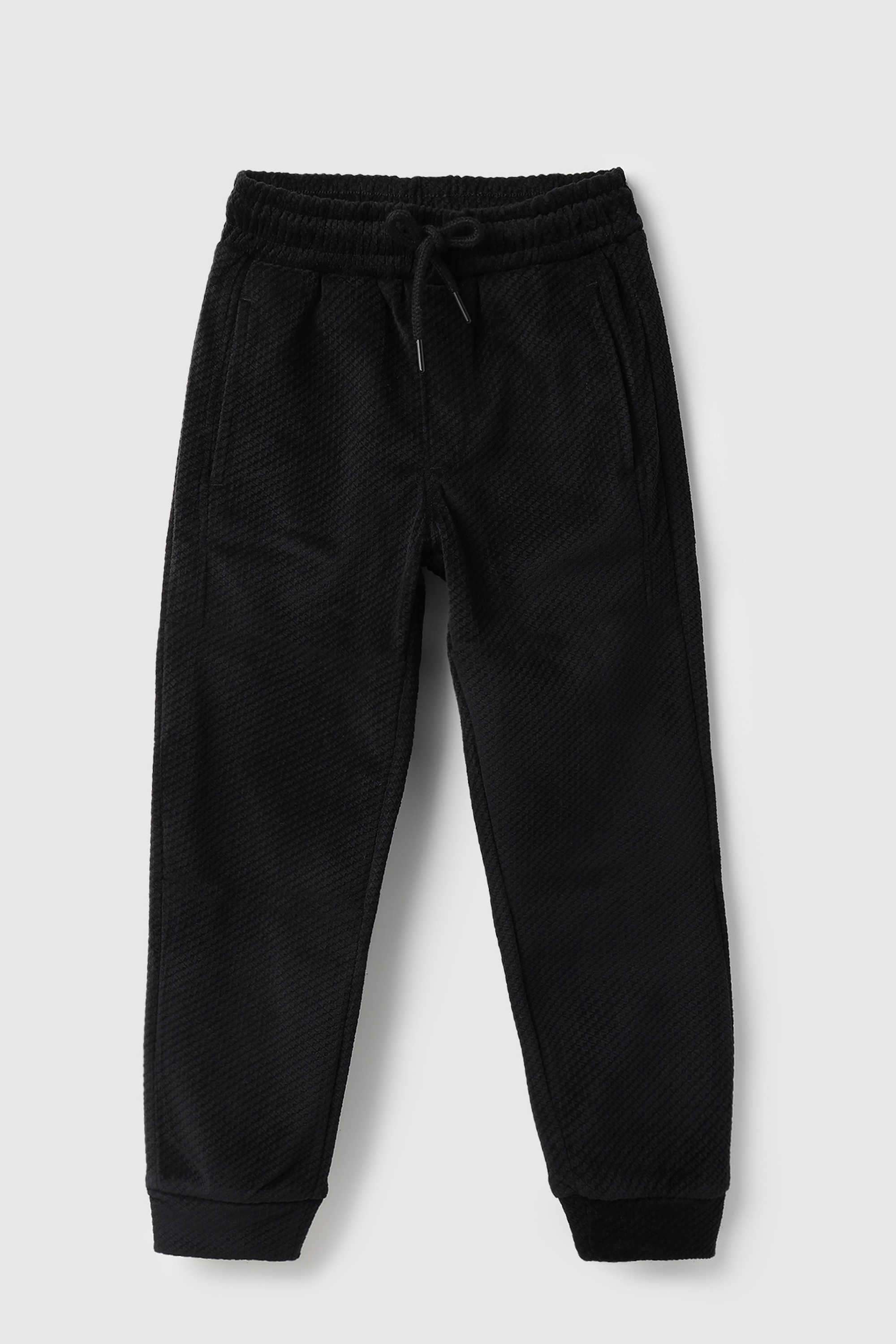 Textured-Polyester-Regular-Fit-Boys-Track-Pants