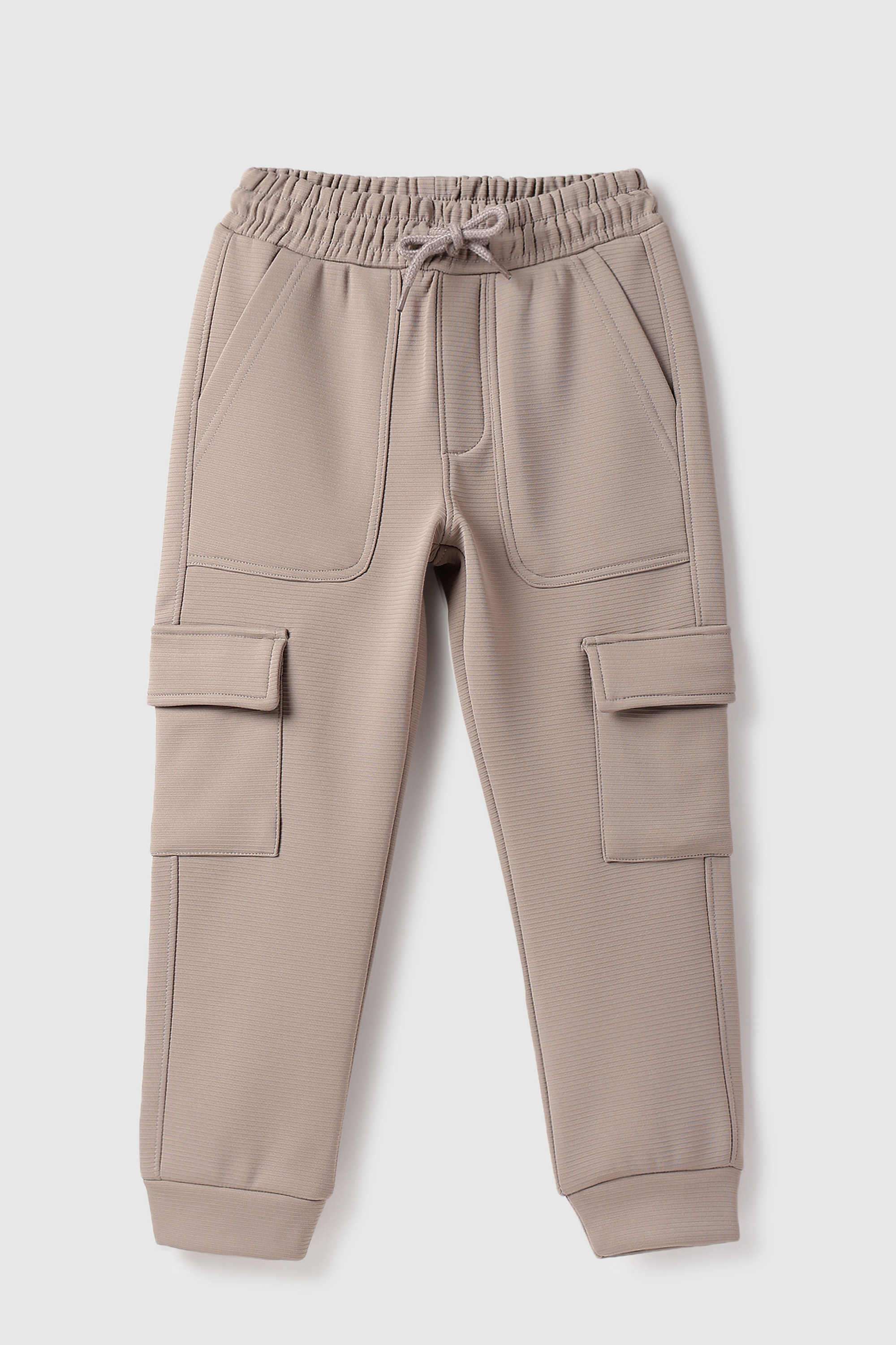 Textured-Polyester-Regular-Fit-Boys-Track-Pants