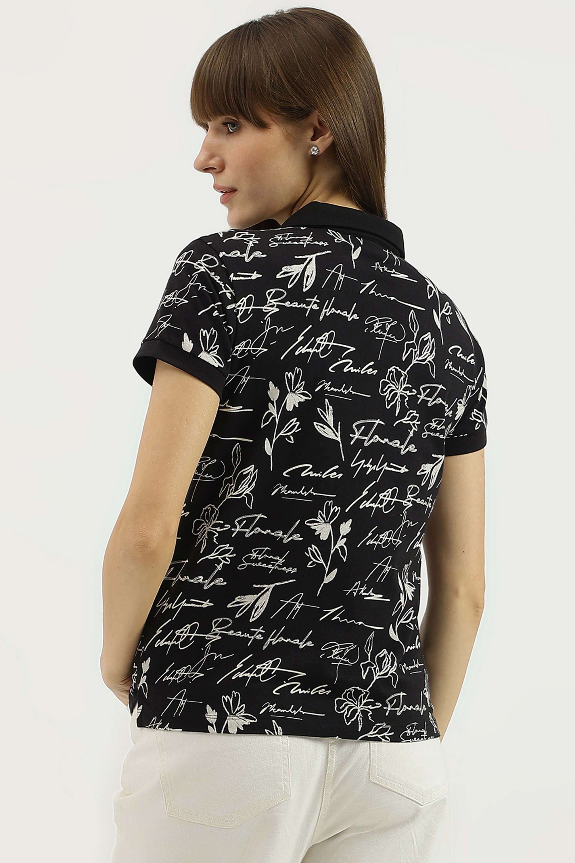 Solid-Blended-Fabric-Regular-Fit-Women-s-Top