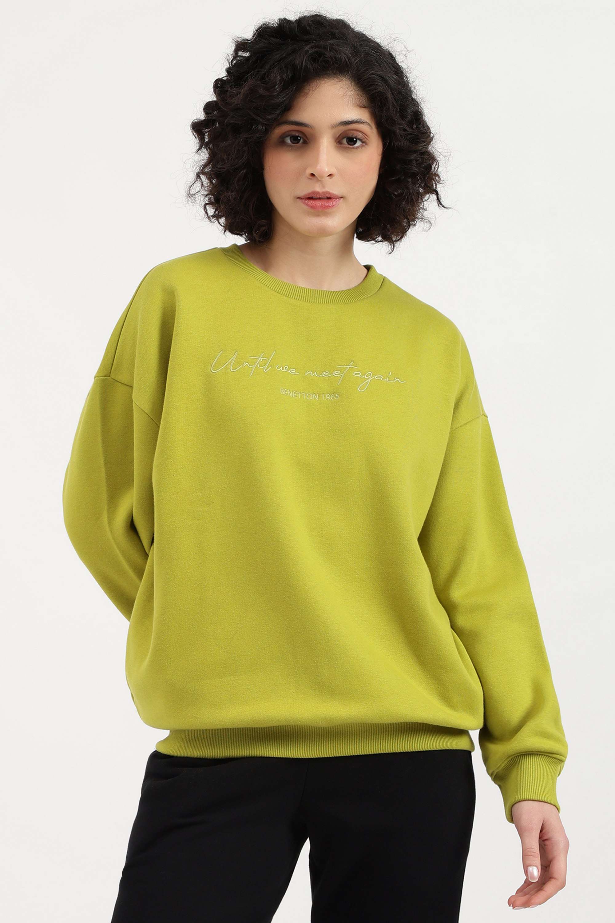 Printed-Blended-Fabric-Women-s-Sweatshirt