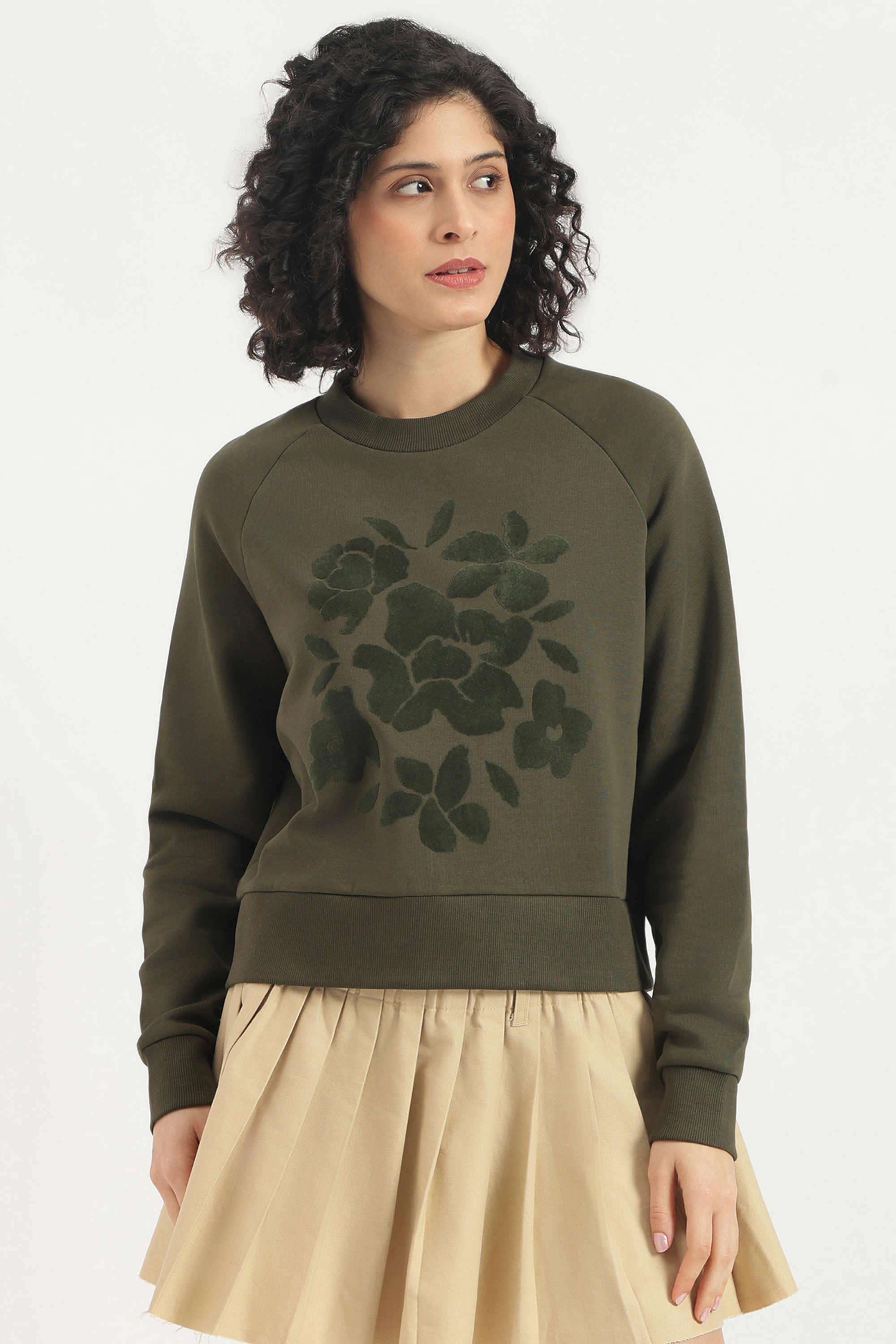 Printed-Blended-Fabric-Women-s-Casual-Wear-Sweatshirt