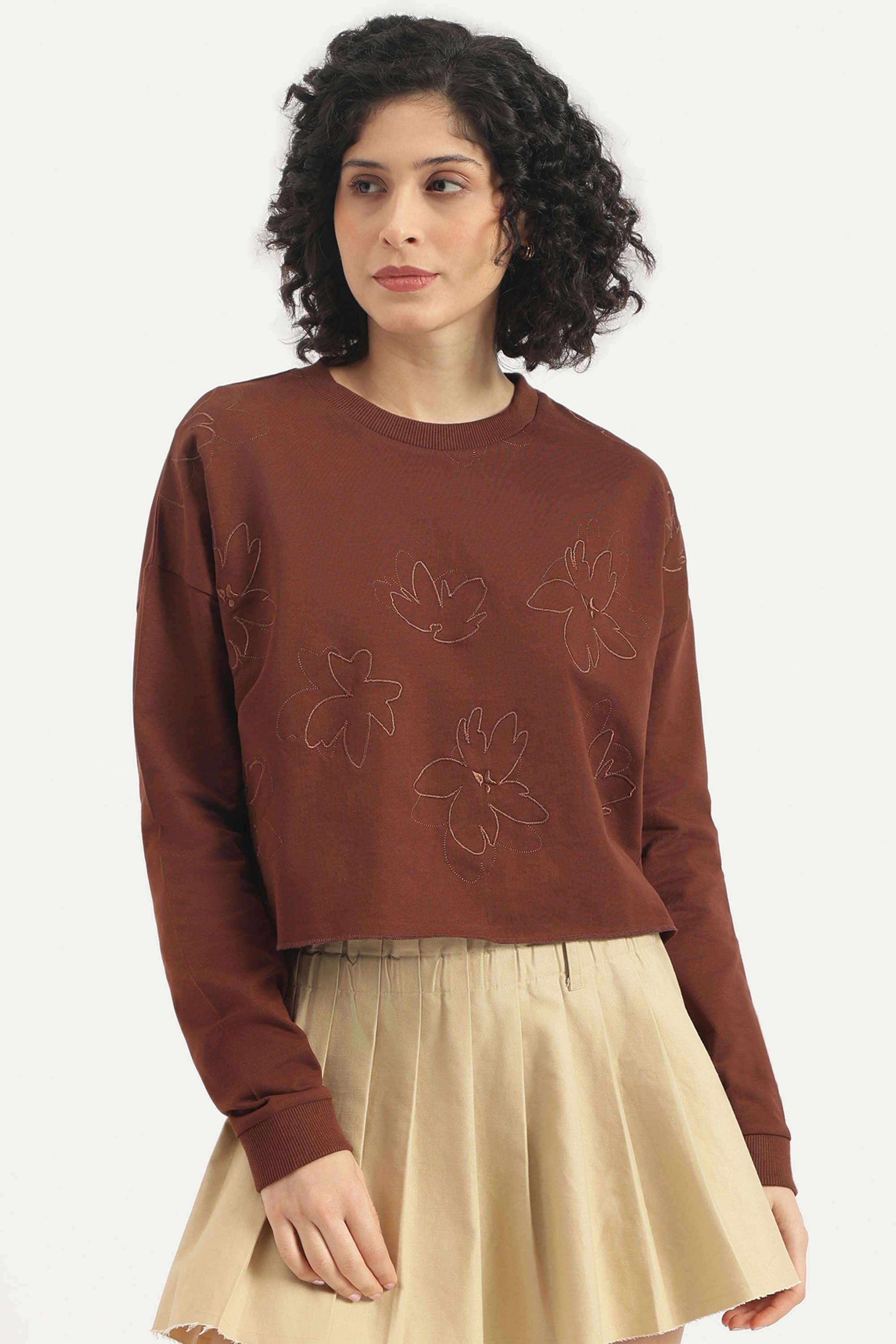 Printed-Blended-Fabric-Women-s-Casual-Wear-Sweatshirt