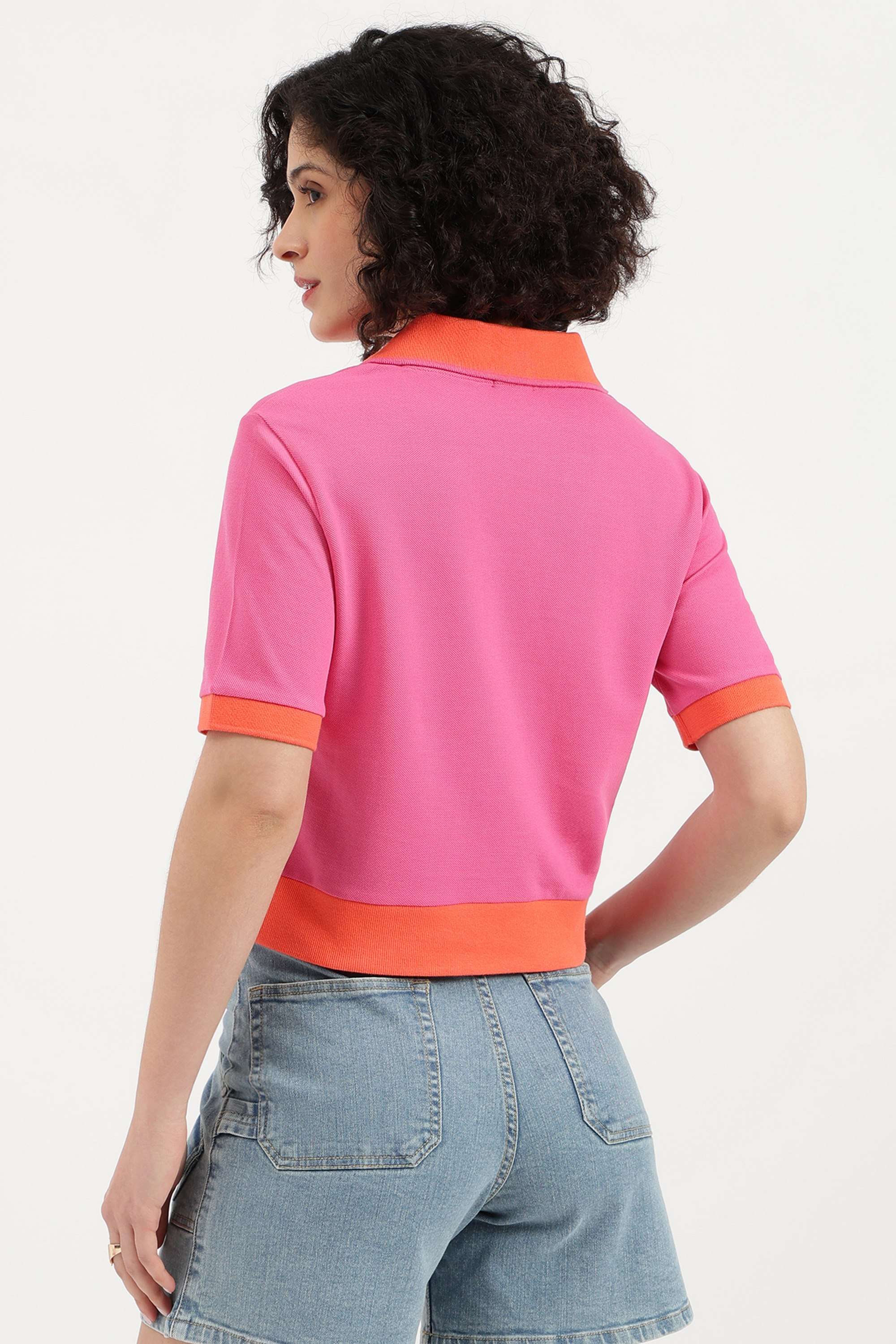 Printed-Blended-Fabric-Women-s-T-Shirt