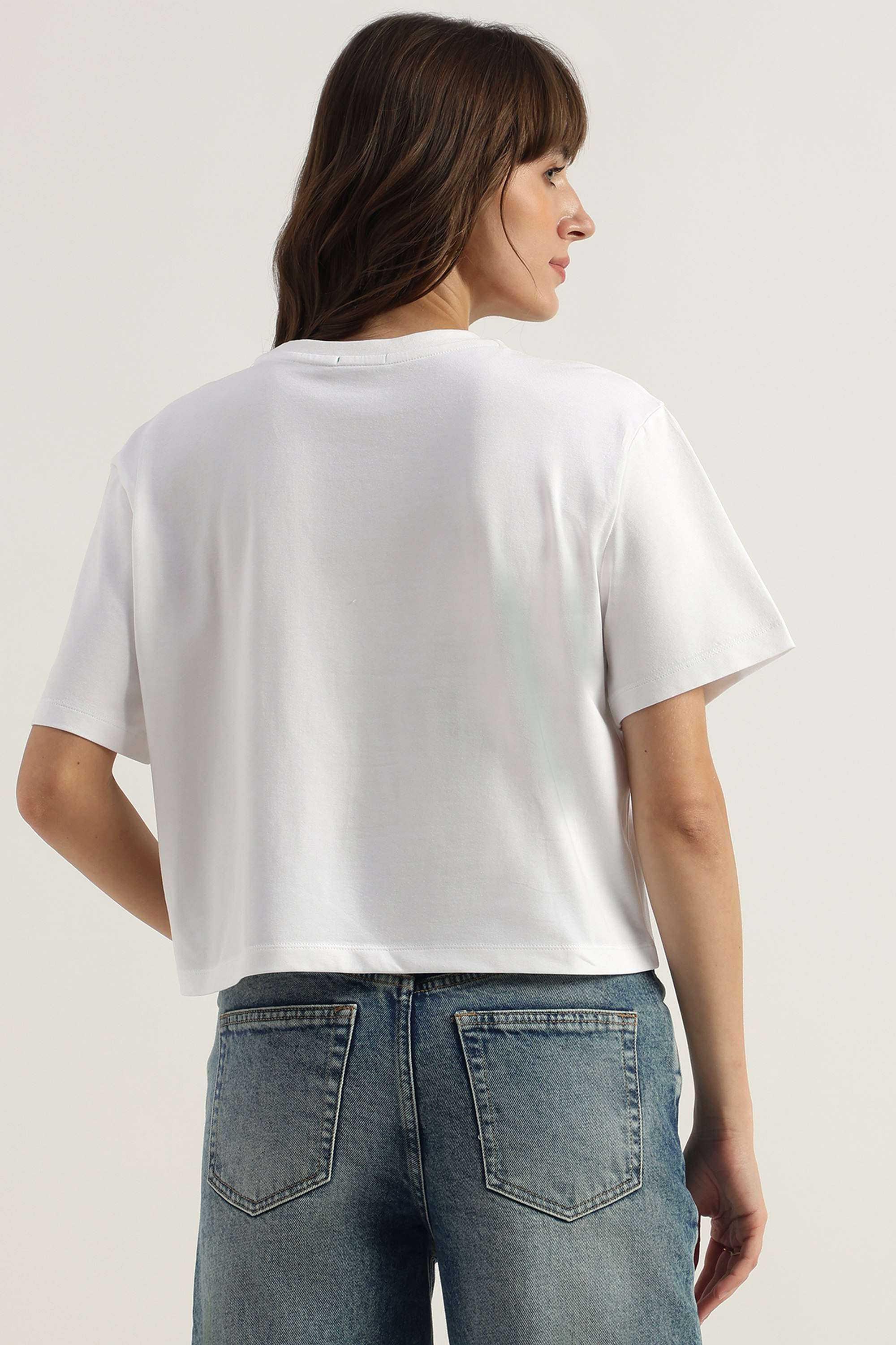 Printed-Blended-Fabric-Women-s-T-Shirt