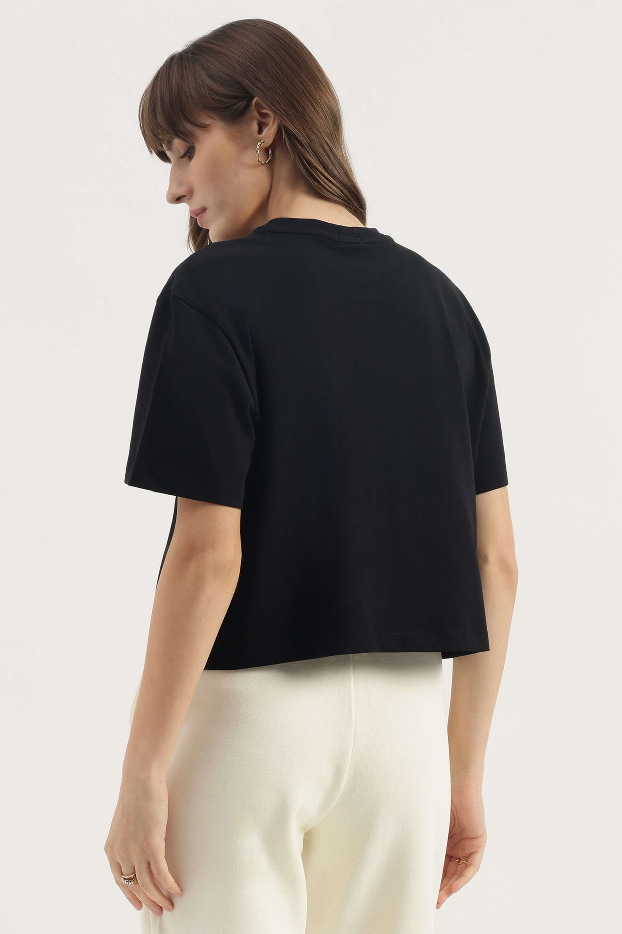 Printed-Blended-Fabric-Women-s-T-Shirt