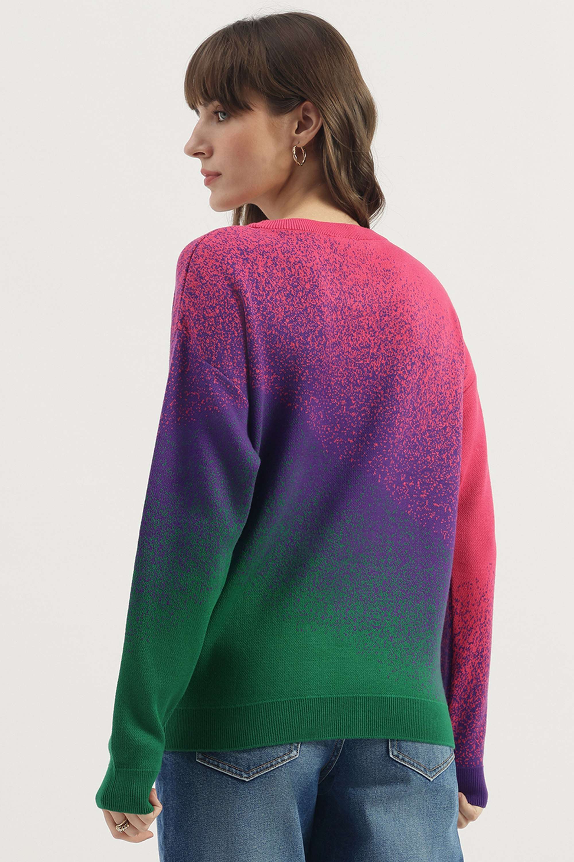 Printed-Blended-Fabric-Women-s-T-shirt