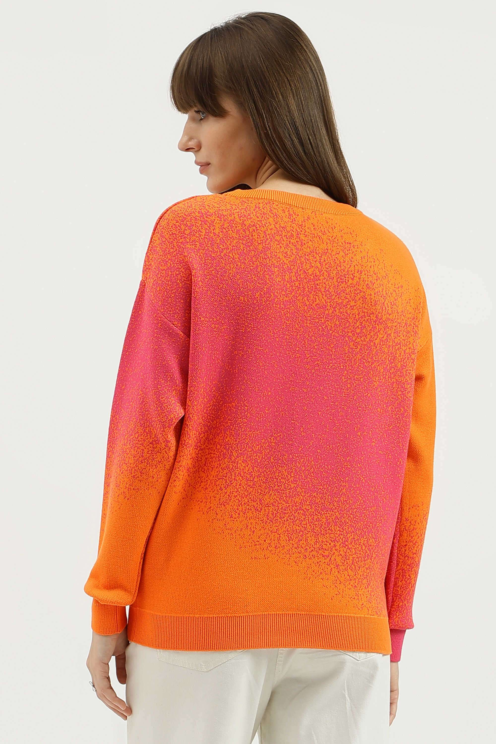 Solid-Blended-Fabric-Regular-Fit-Women-s-Sweater