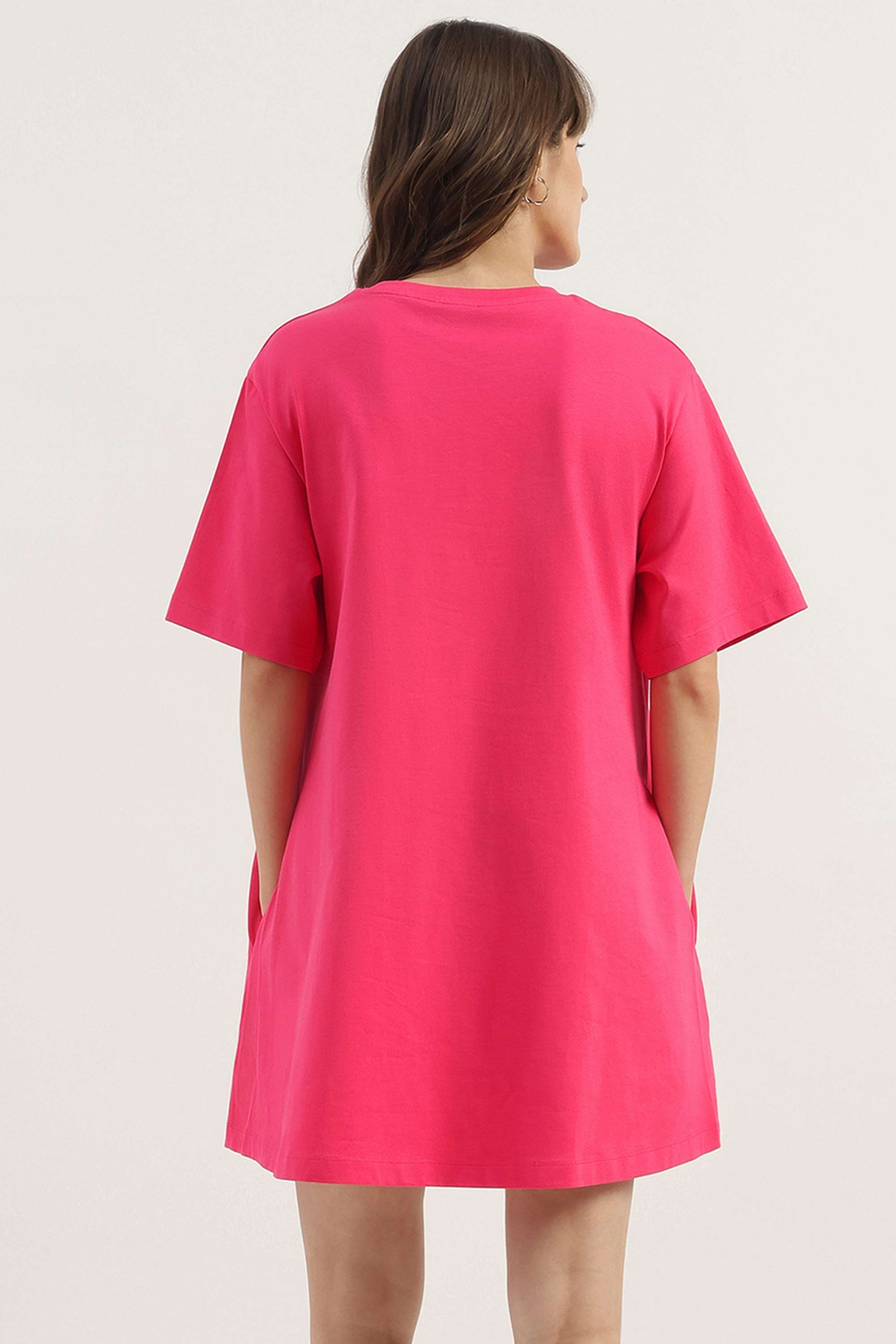 Printed-Blended-Fabric-Women-s-Dress