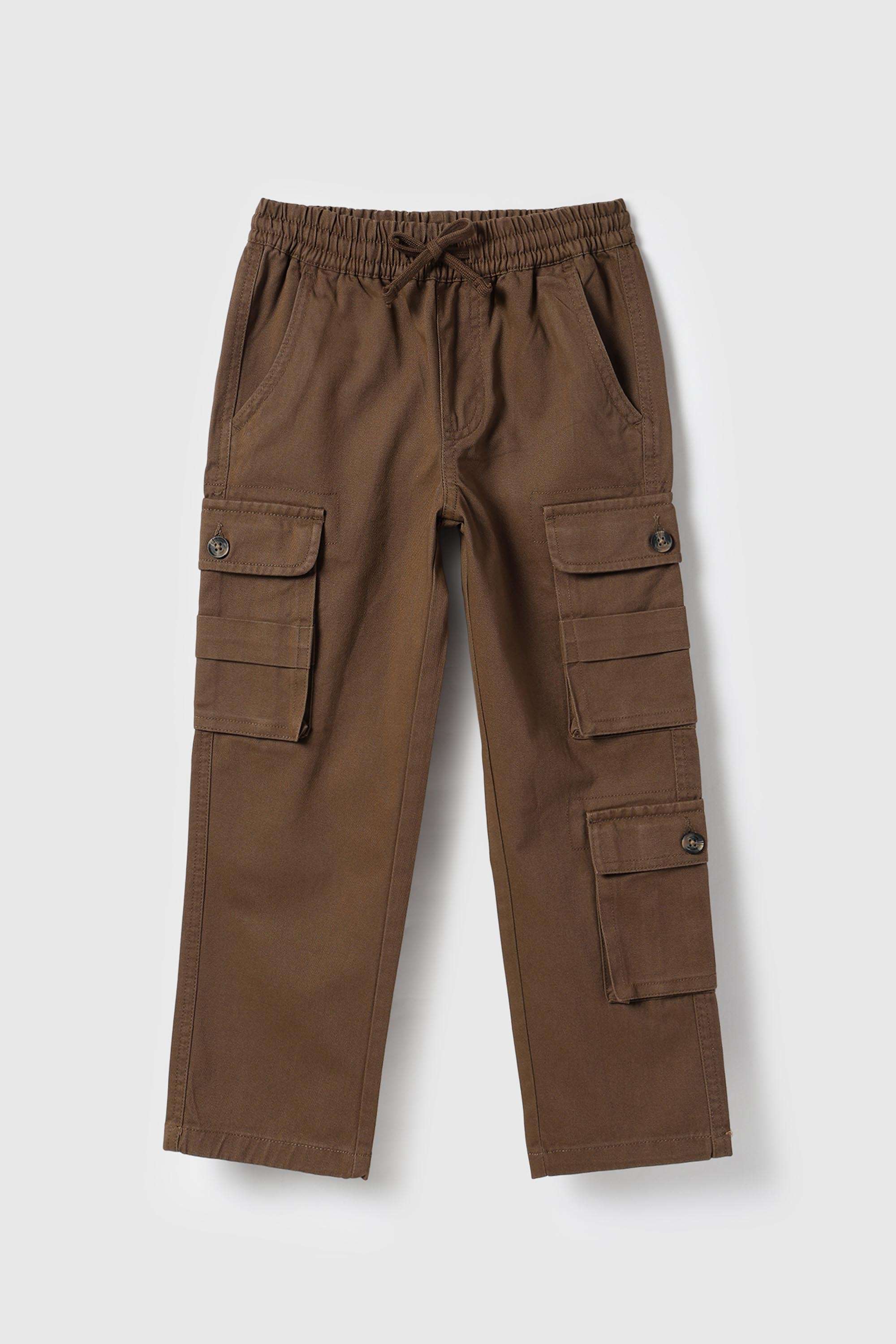 Solid-Cotton-Regular-Fit-Boy-s-Trousers