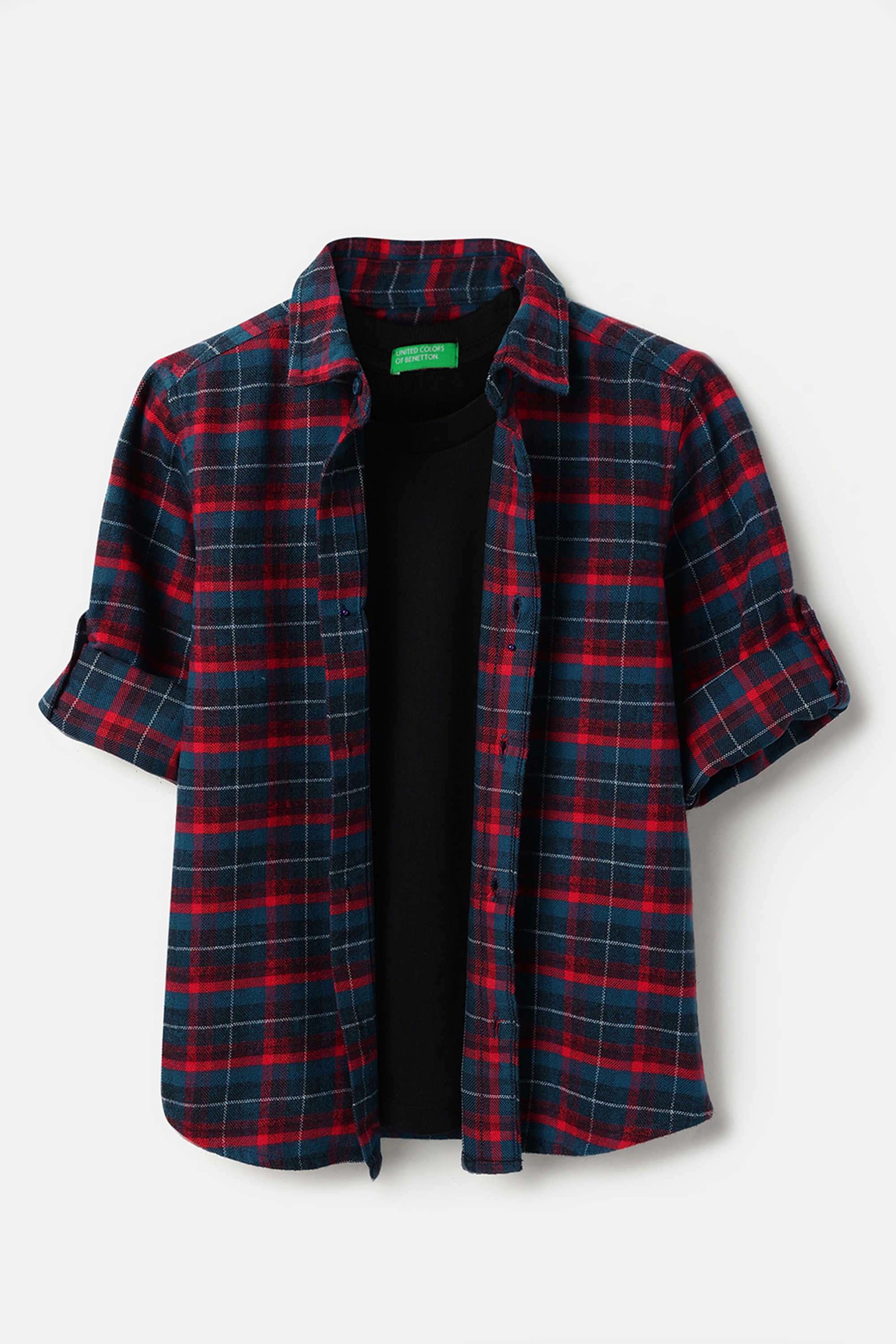 Checks-Cotton-Classic-Collar-Boys-Shirt