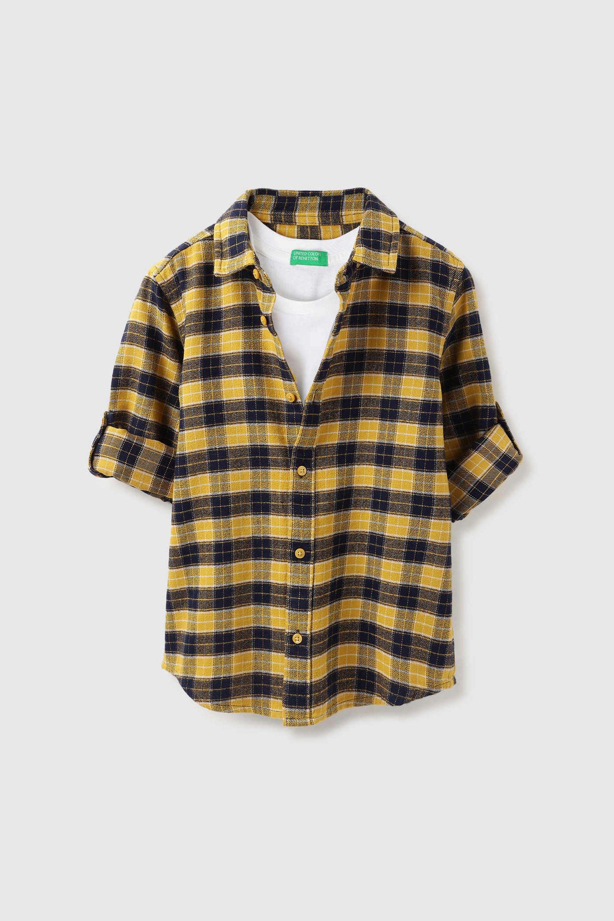 Checks-Cotton-Classic-Collar-Boys-Shirt